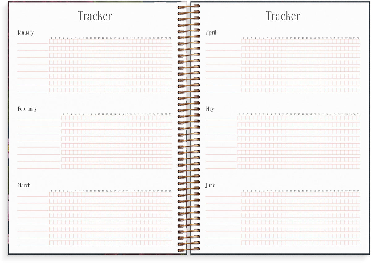 Life Planner Pink 2027 Garden Dreams