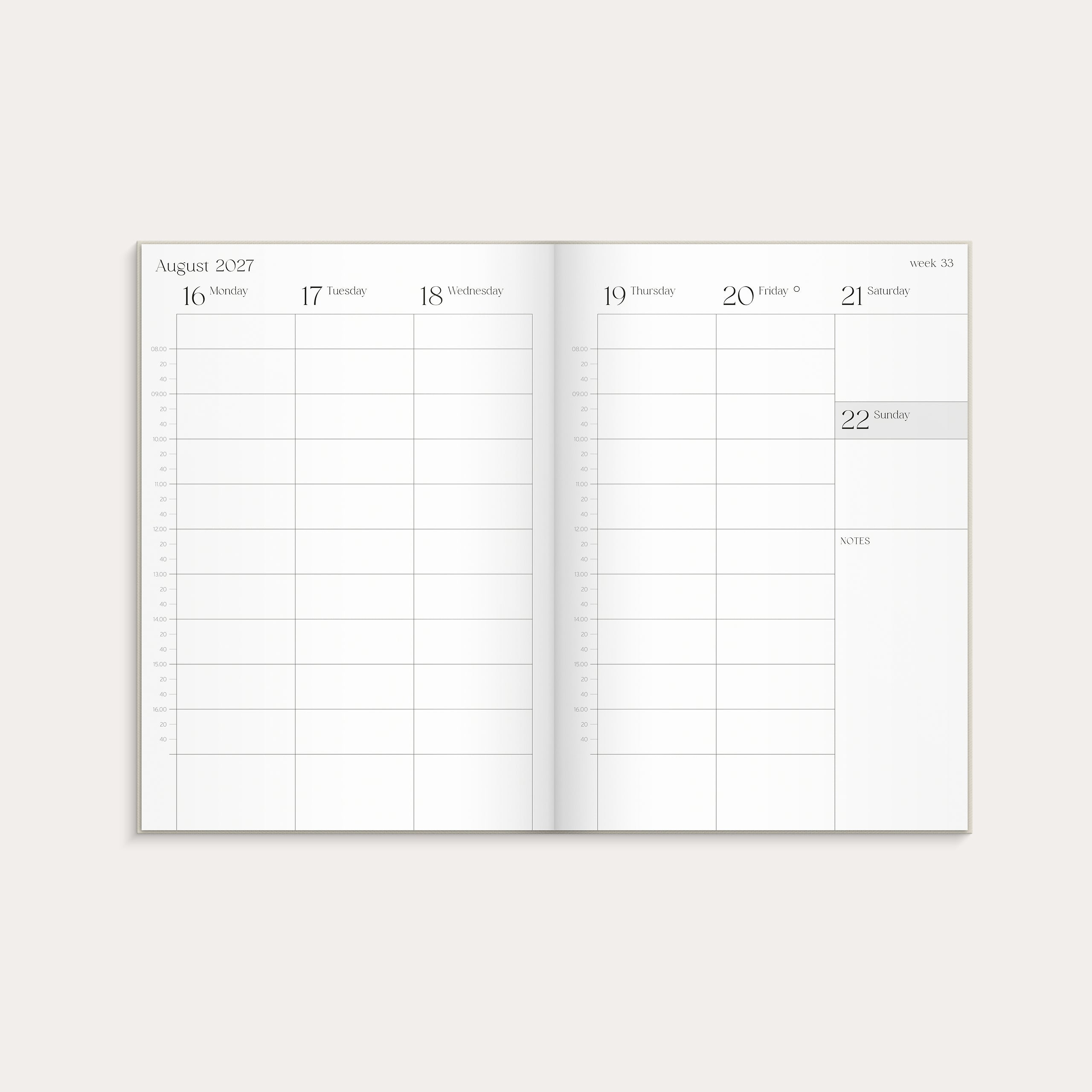 Student Planner 26/27 A5 beige