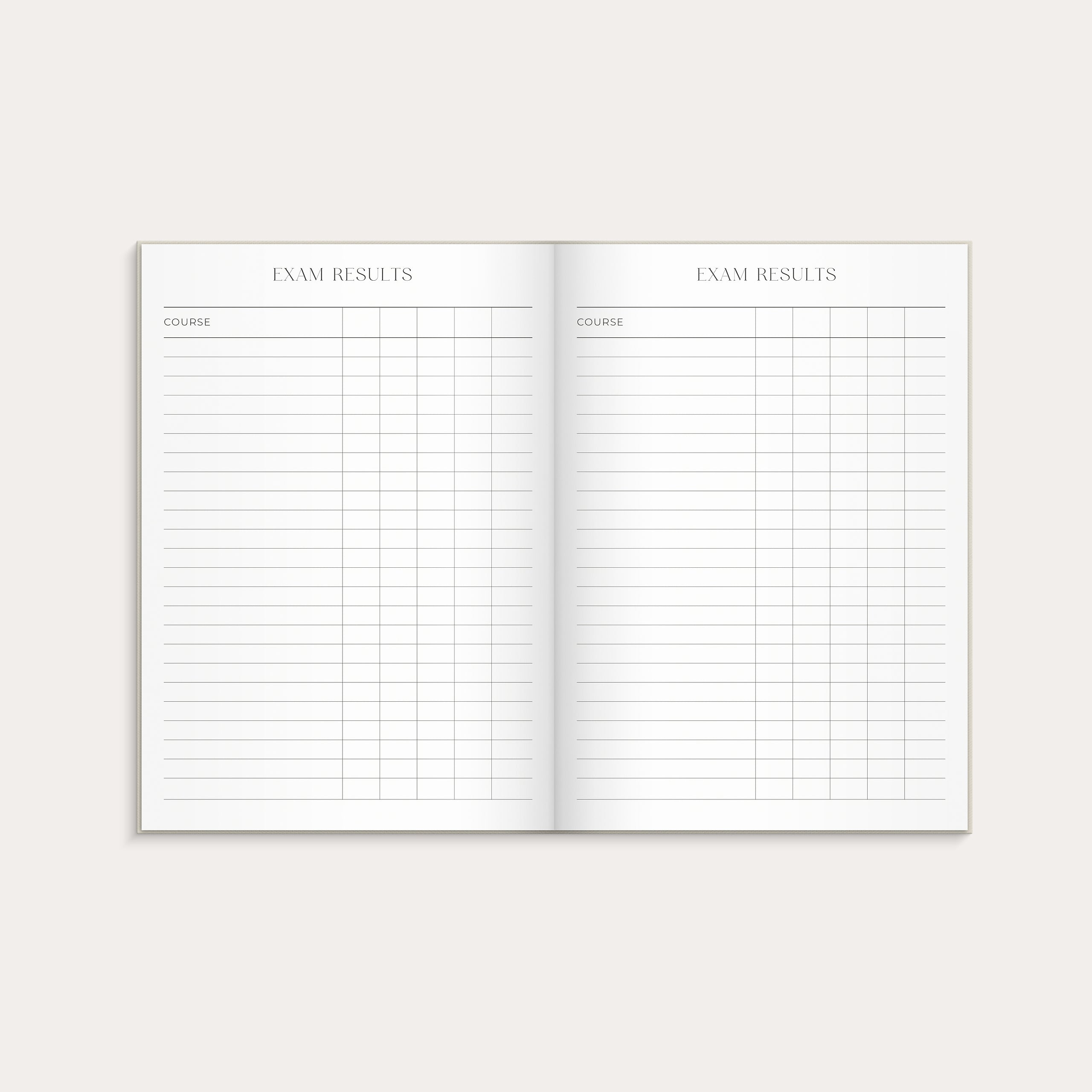 Student Planner 26/27 A5 beige