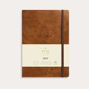 Calendar 2027 Agency A5 Forma Deluxe brown