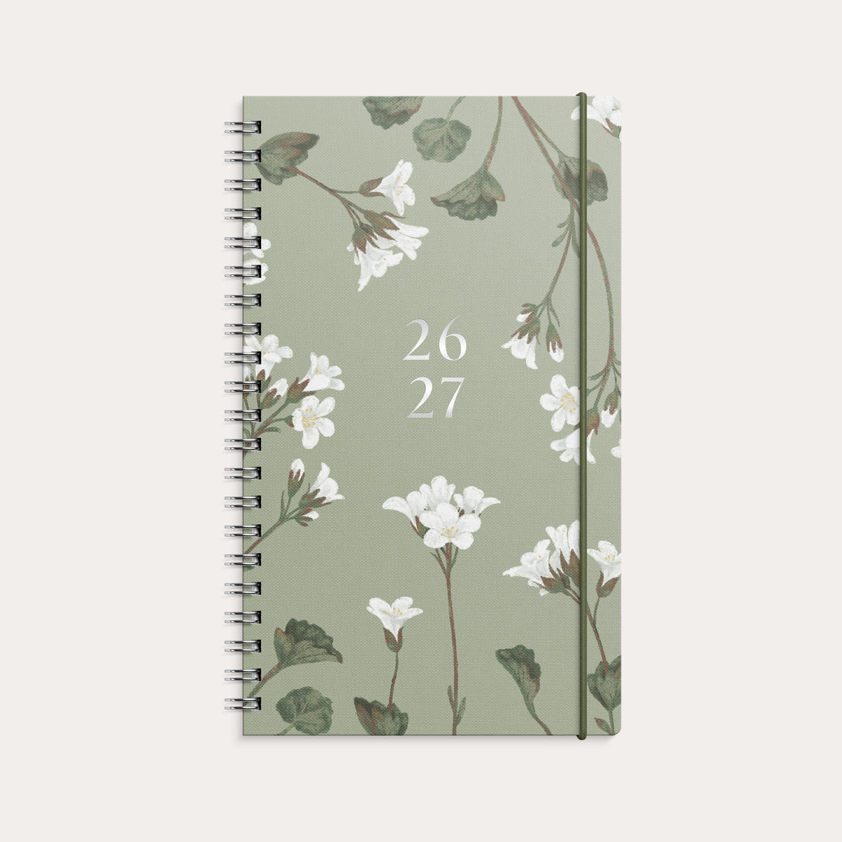 Kalender 26/27 XL spiral blomst