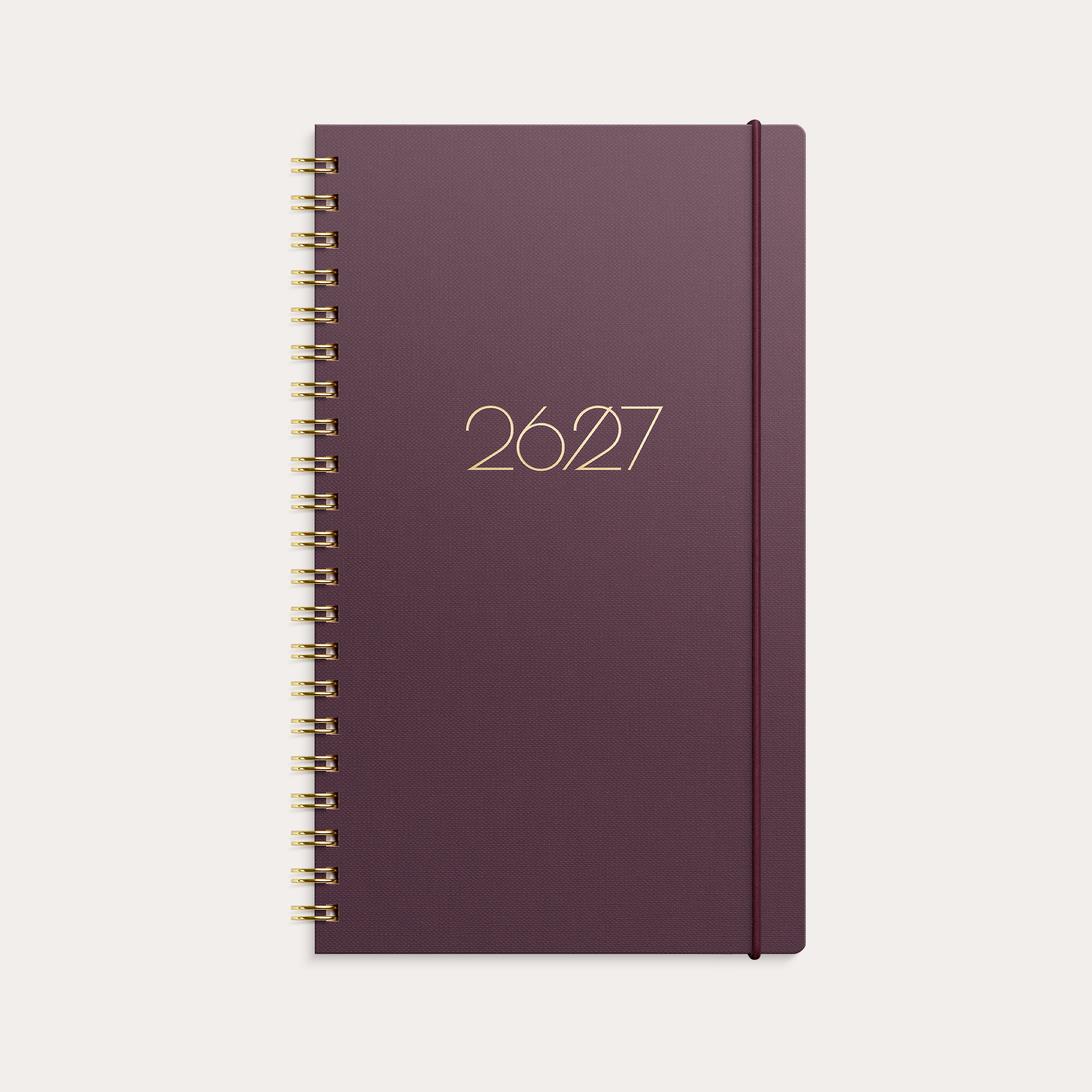 Kalender 26/27 XL spiral burgunder