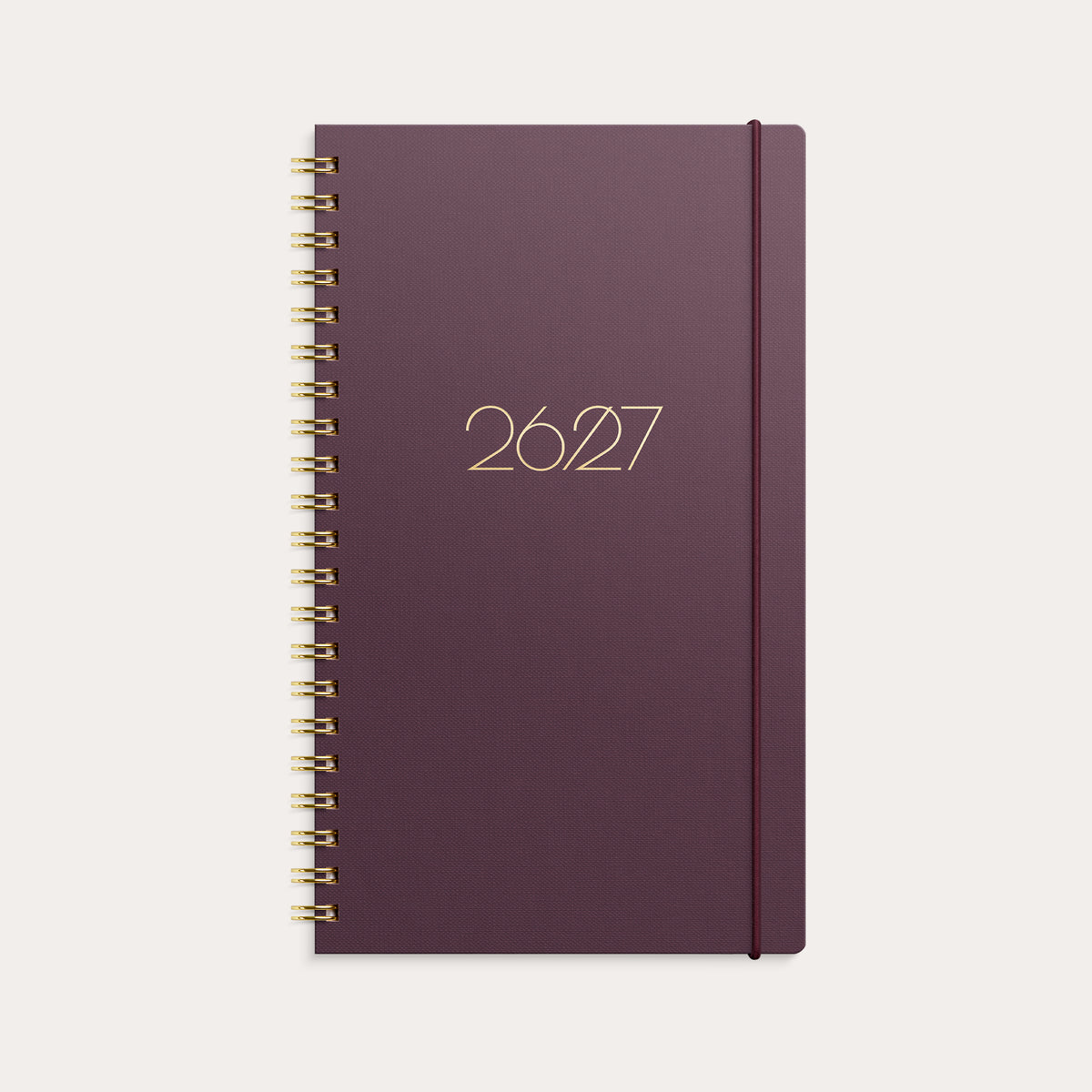 Kalender 26/27 XL spiral burgunder