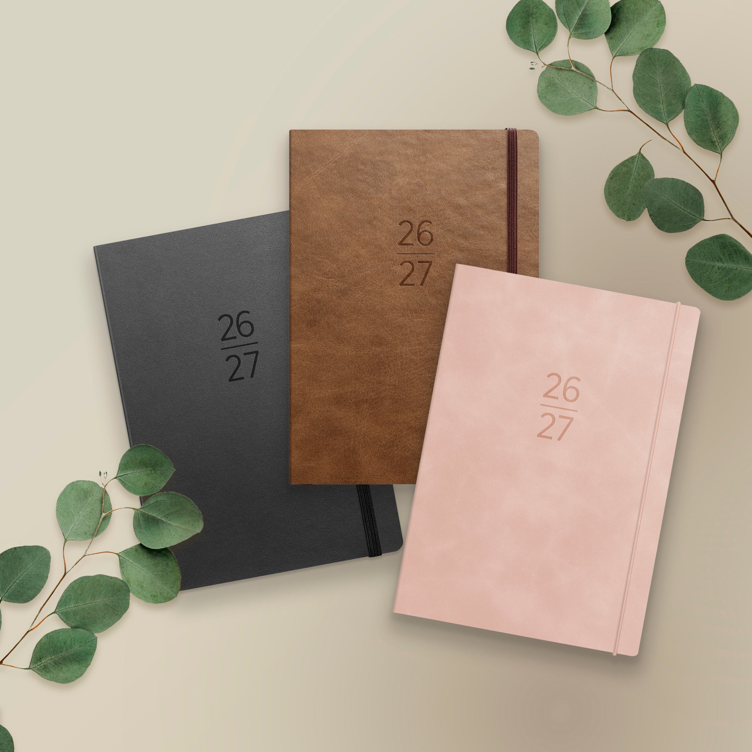 Kalender 26/27 A5 brun