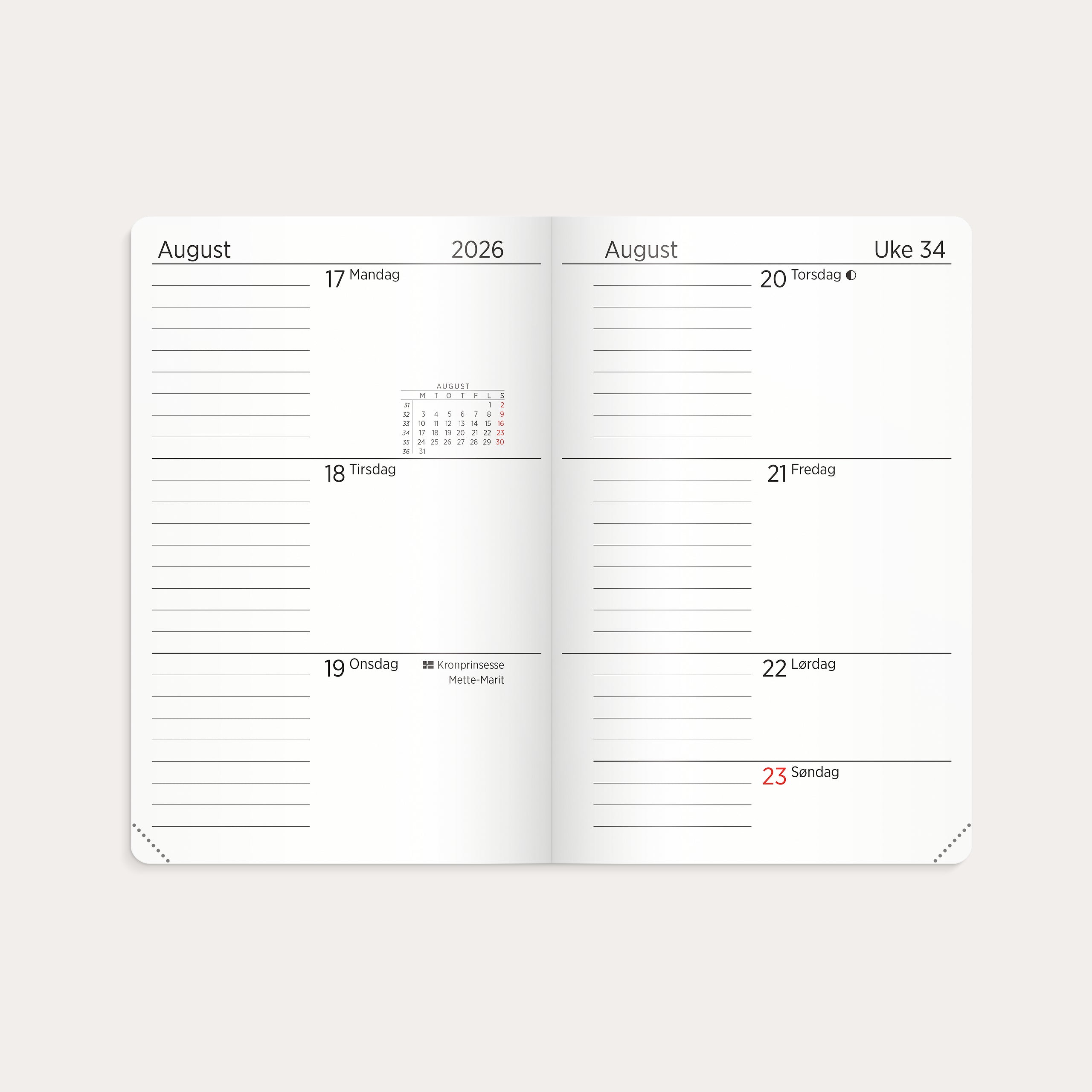 Kalender 26/27 A7 pocket