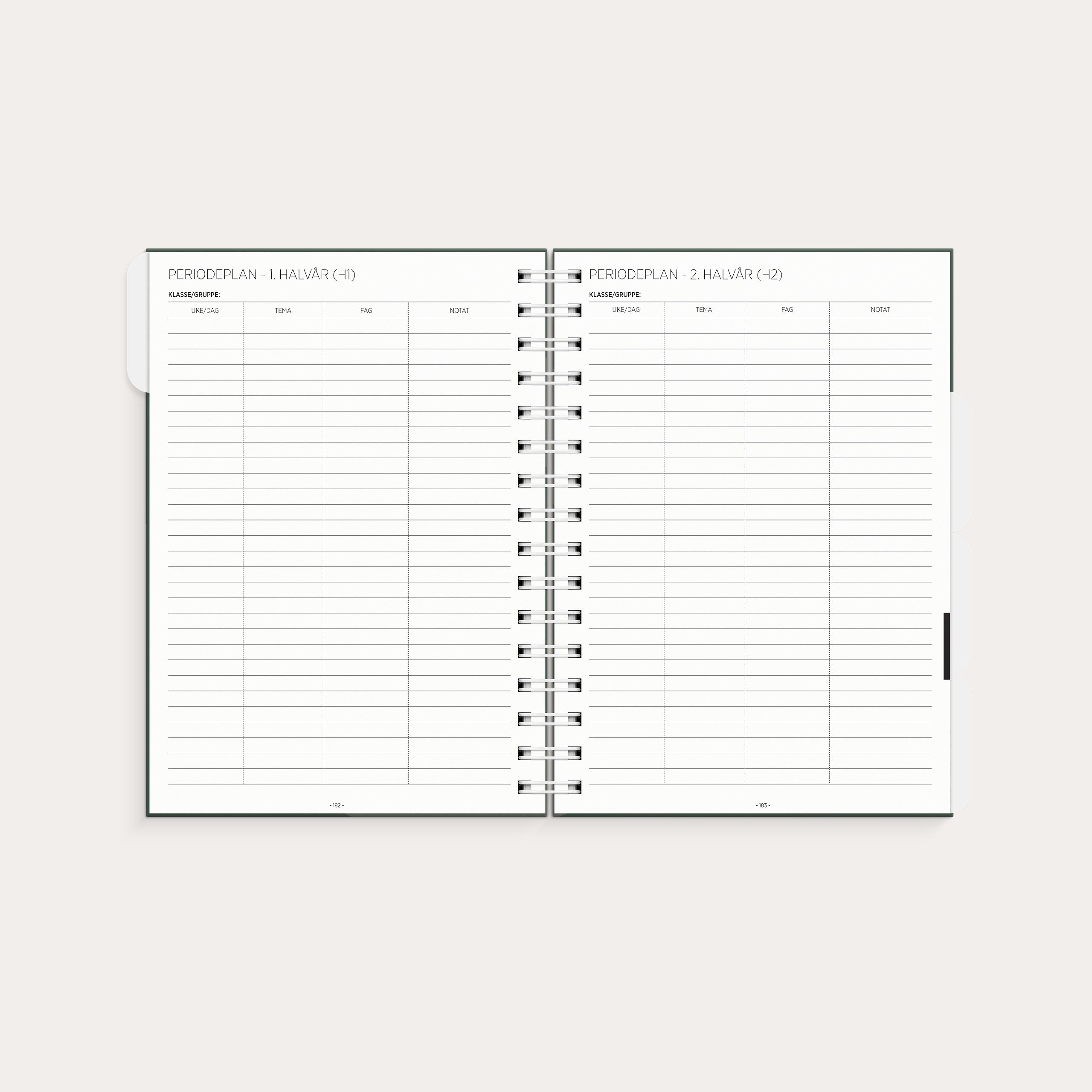 Lærerkalender 26/27 A5 grunnskole