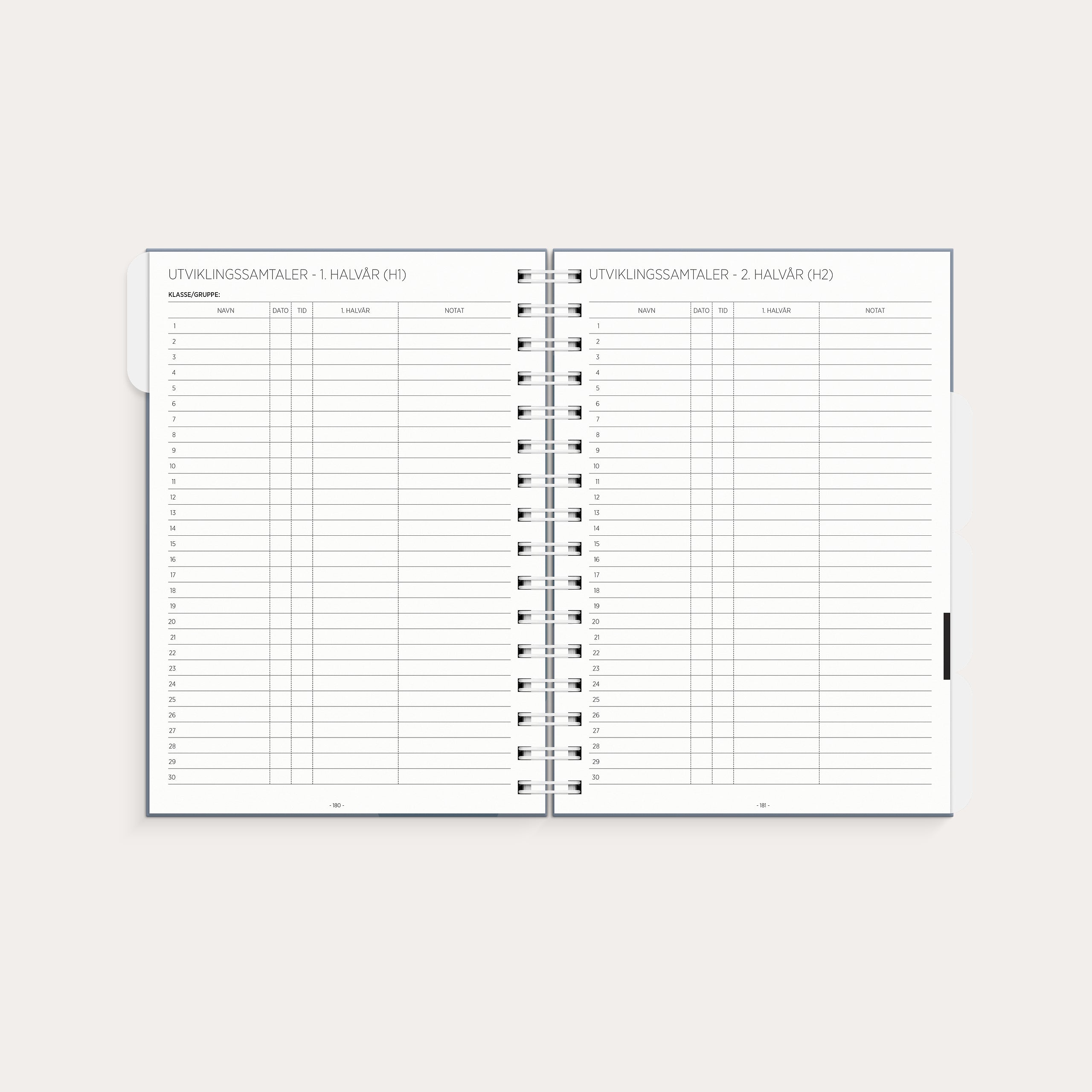 Lærerkalender 26/27 A5 videregående skole