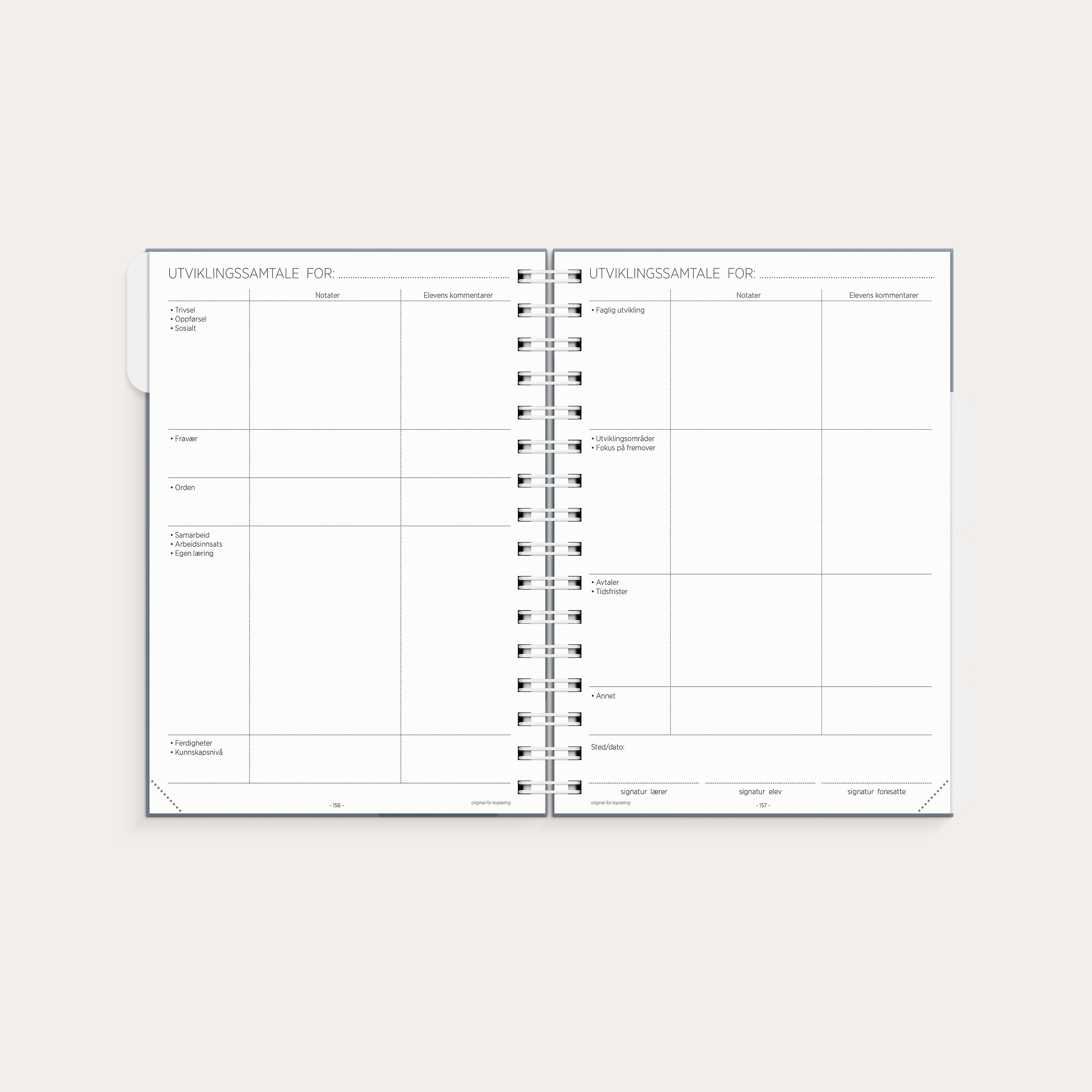 Lærerkalender 26/27 A5 videregående skole