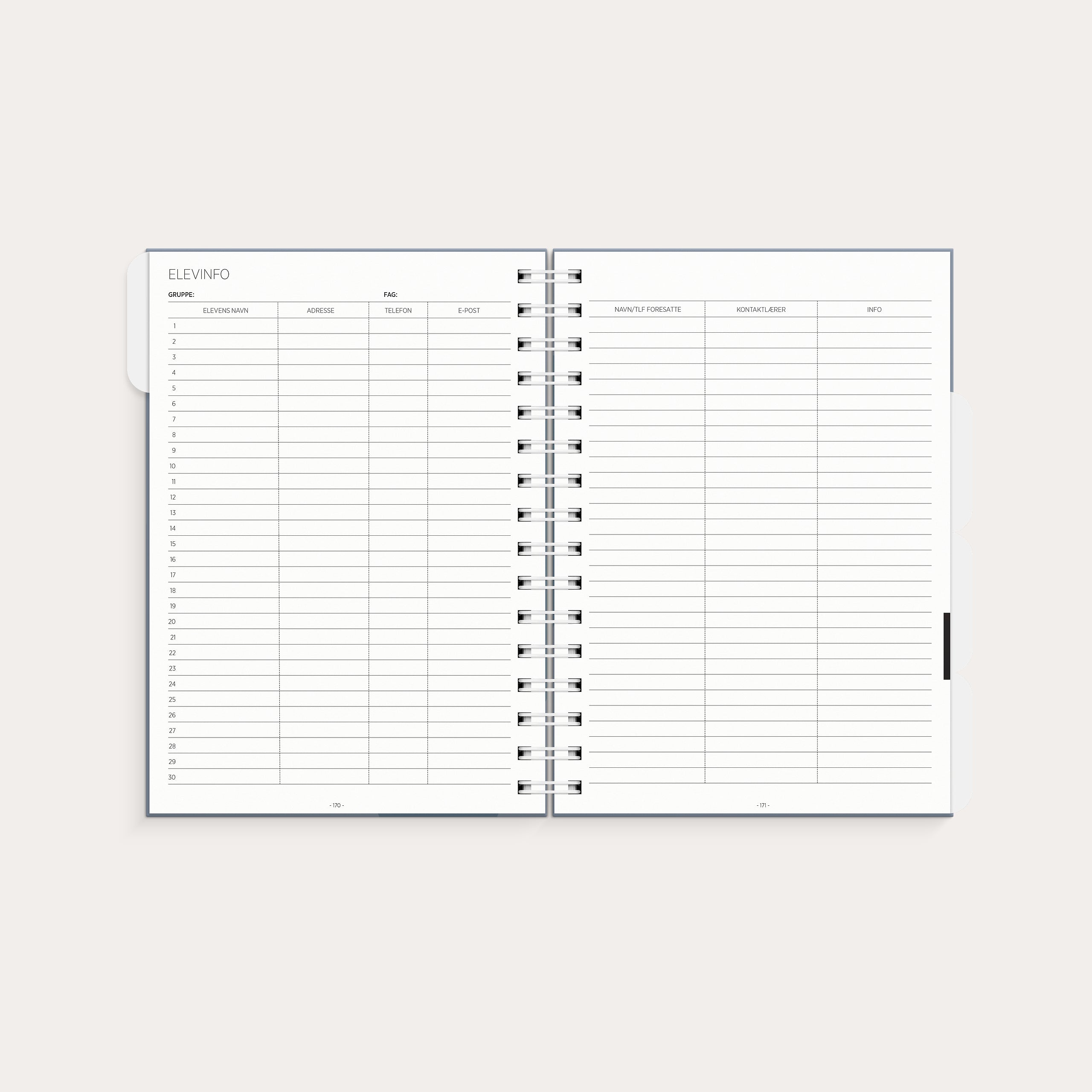 Lærerkalender 26/27 A5 videregående skole