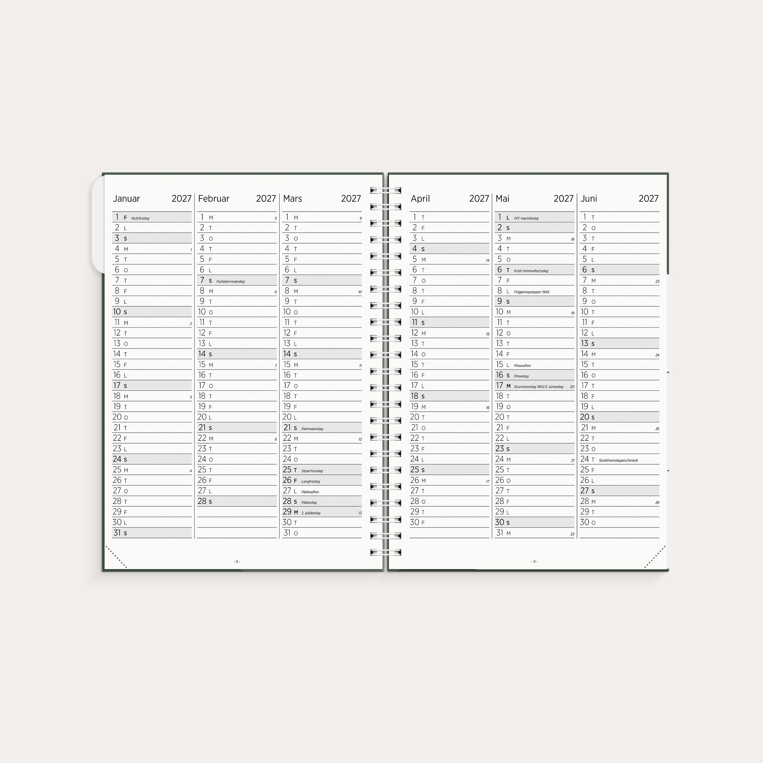 Lærerkalender 26/27 A4 grunnskole