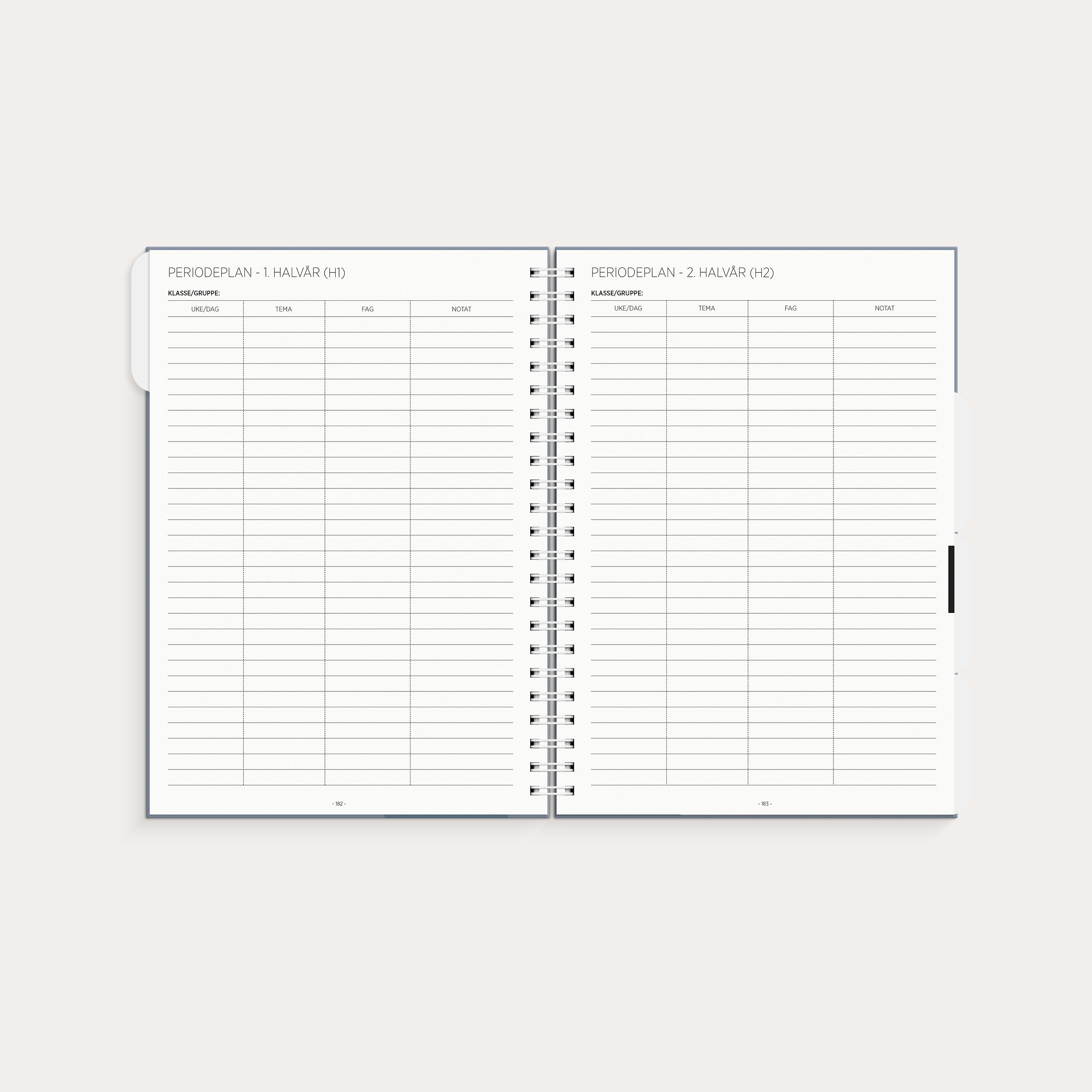 Lærerkalender 26/27 A4 videregående skole