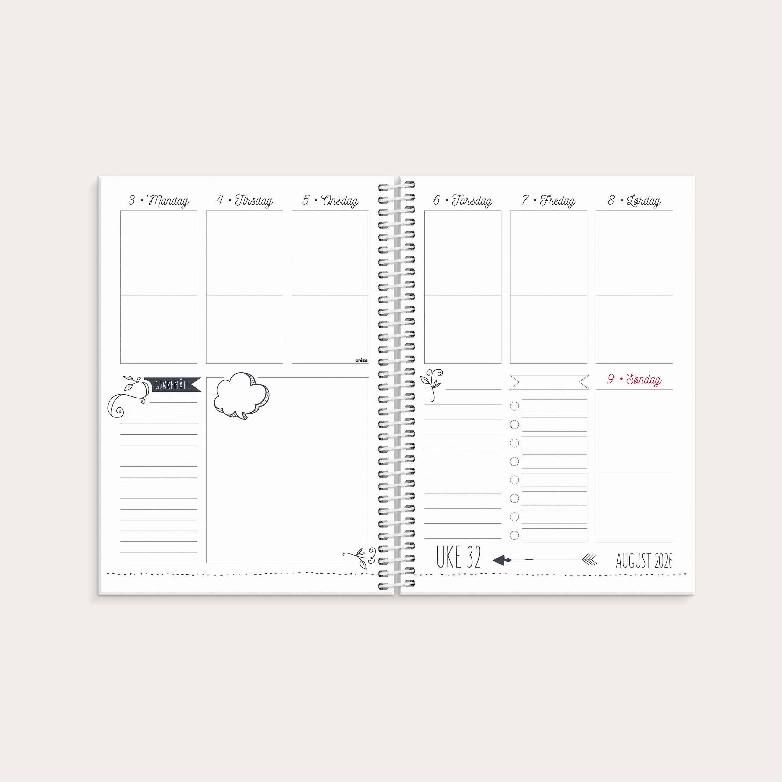 Kalender Doodle 26/27