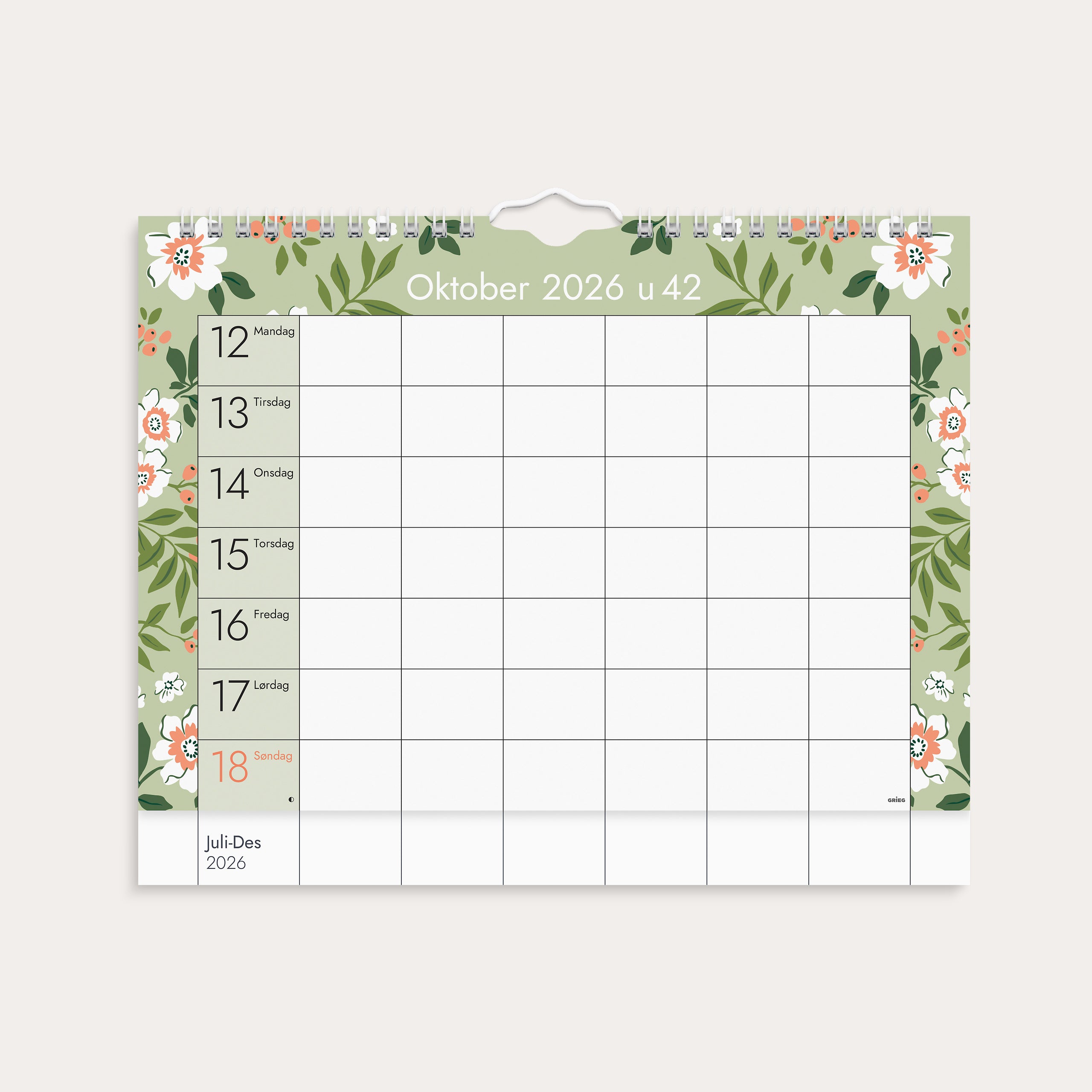 Hjemmets kalender 26/27 – detail view