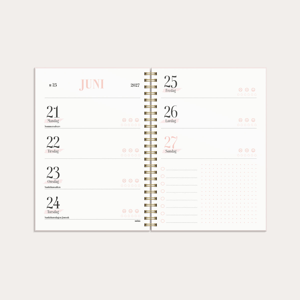 Life Planner Pink II 26/27
