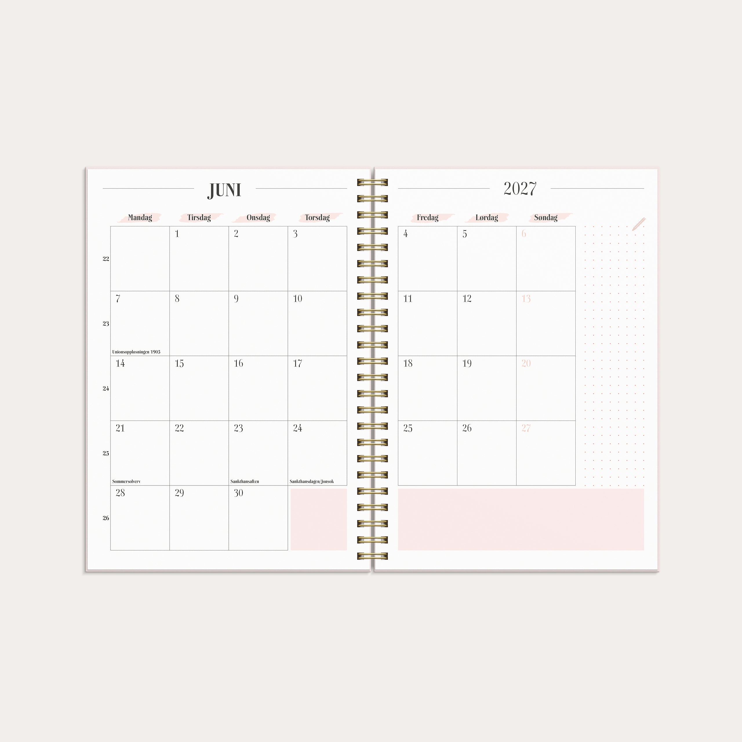 Life Planner Pink II 26/27