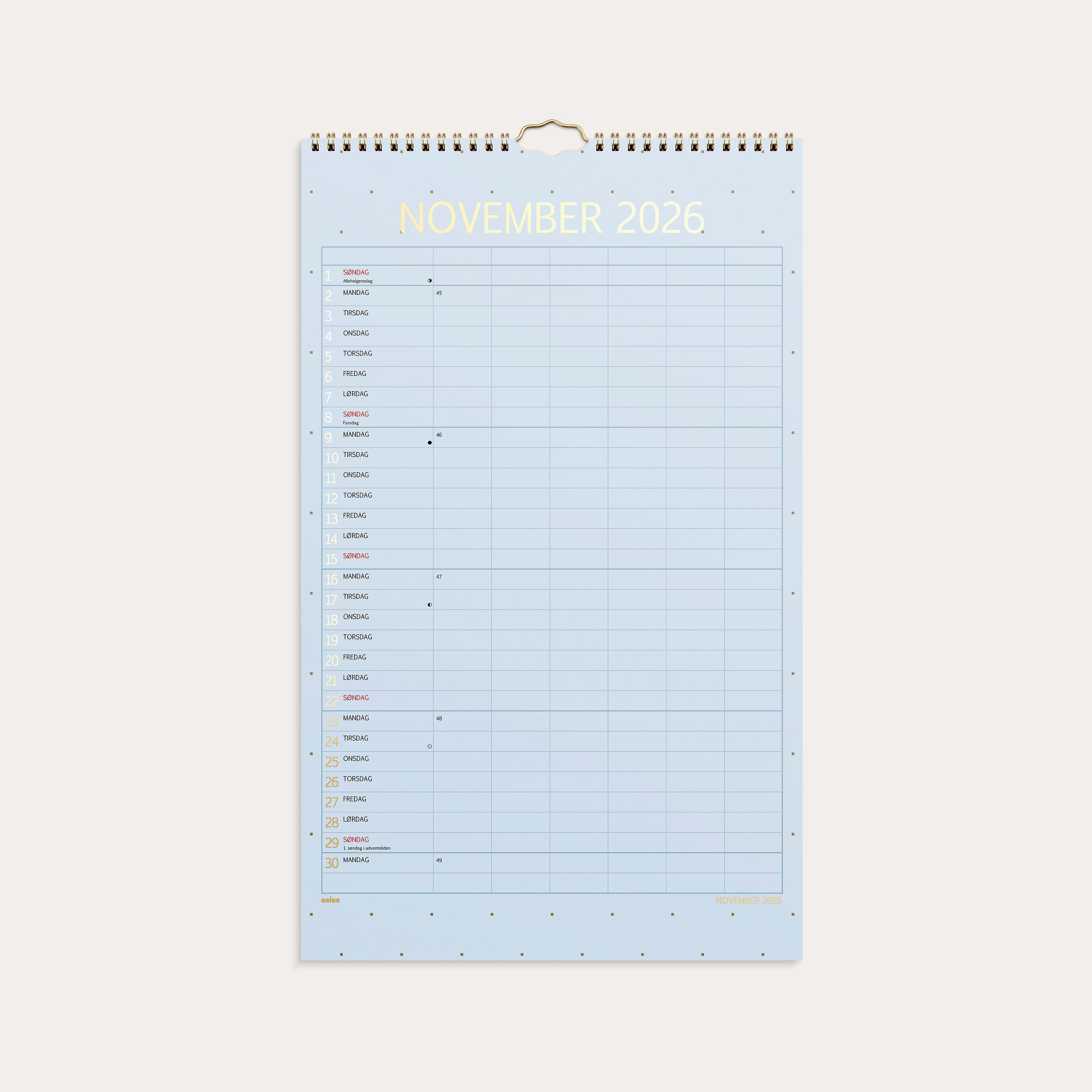 Familiekalender Color 26/27