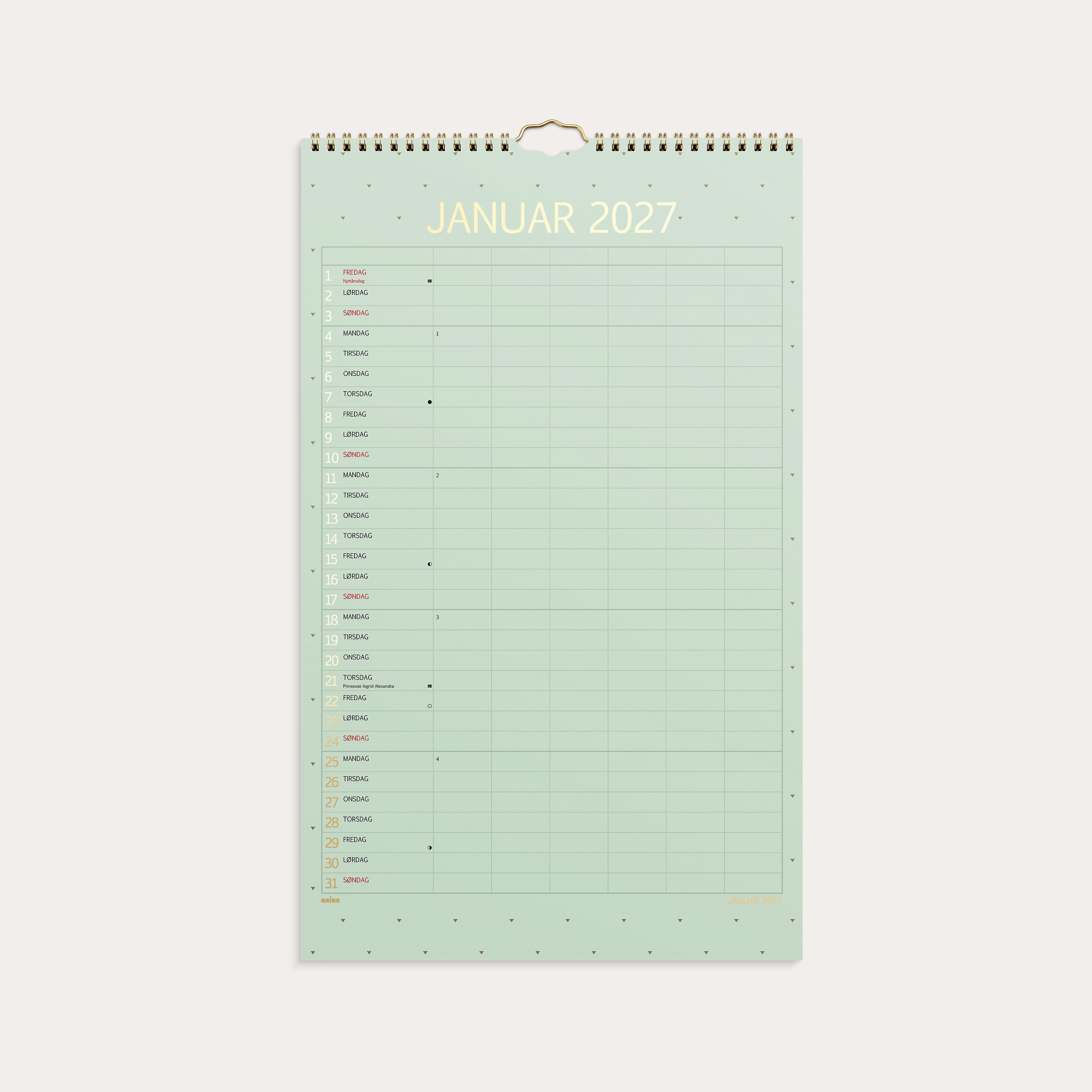 Familiekalender Color 26/27
