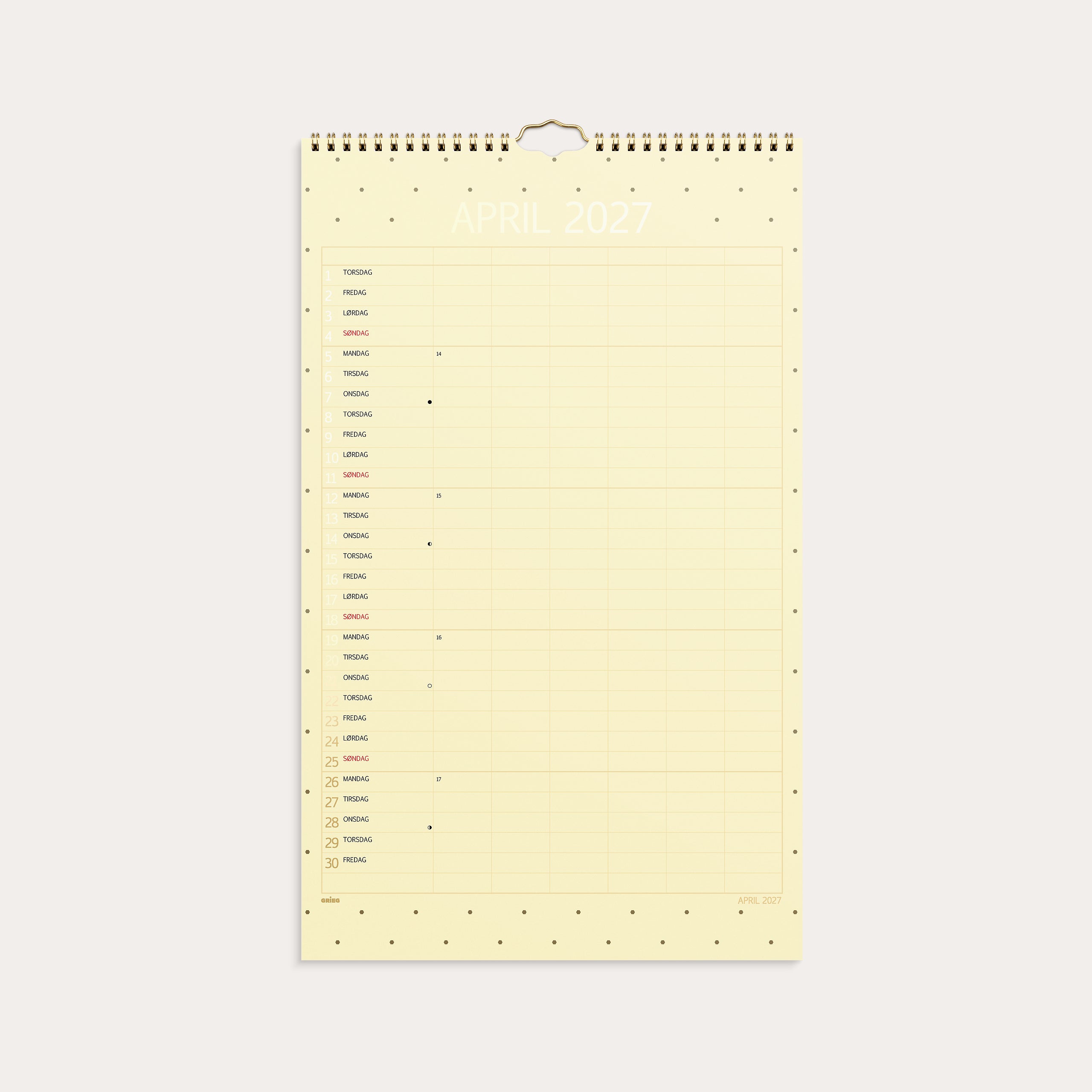 Familiekalender Color 26/27