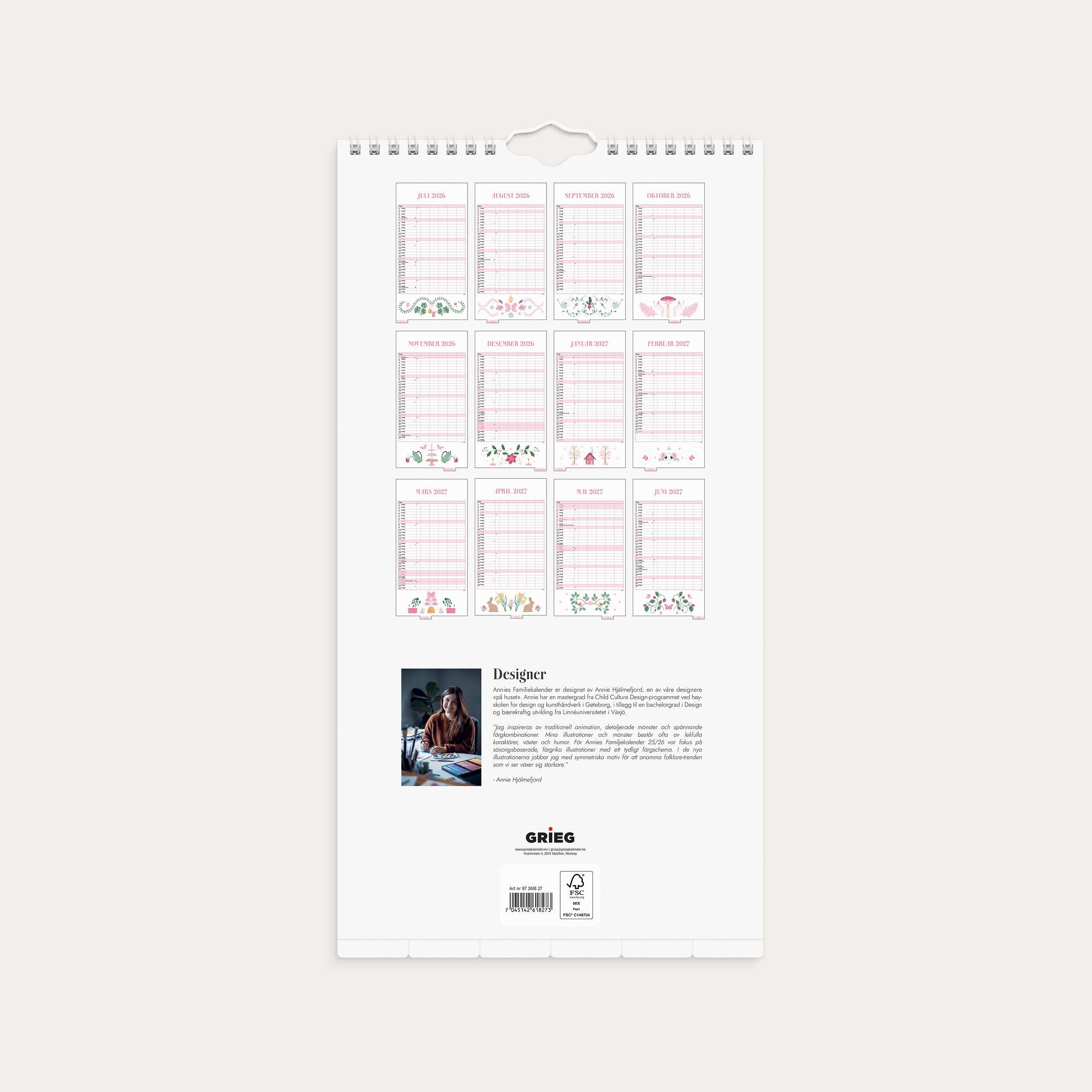 Annies Familiekalender 26/27