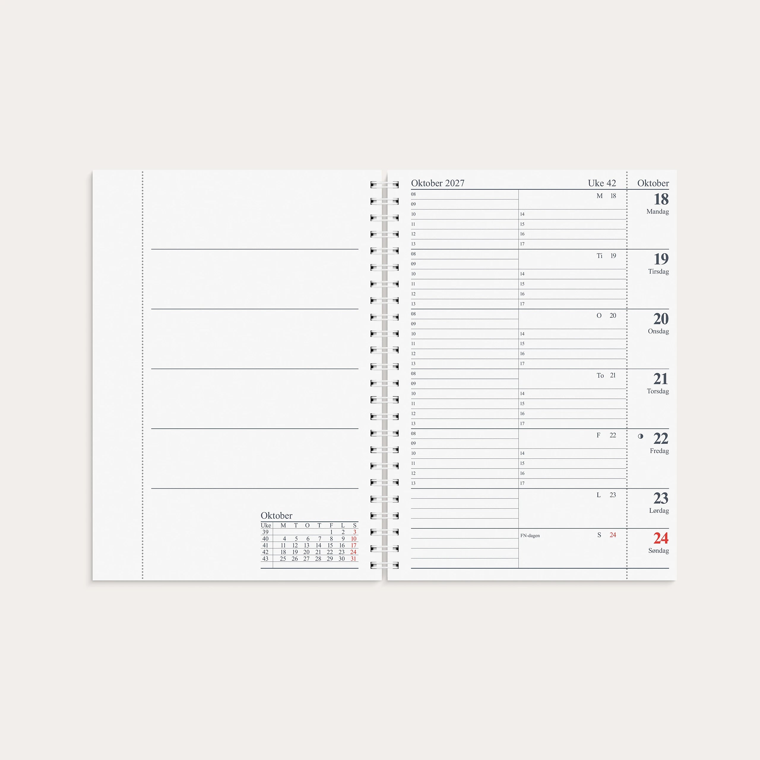 Kalender Scorpio 2027 refill