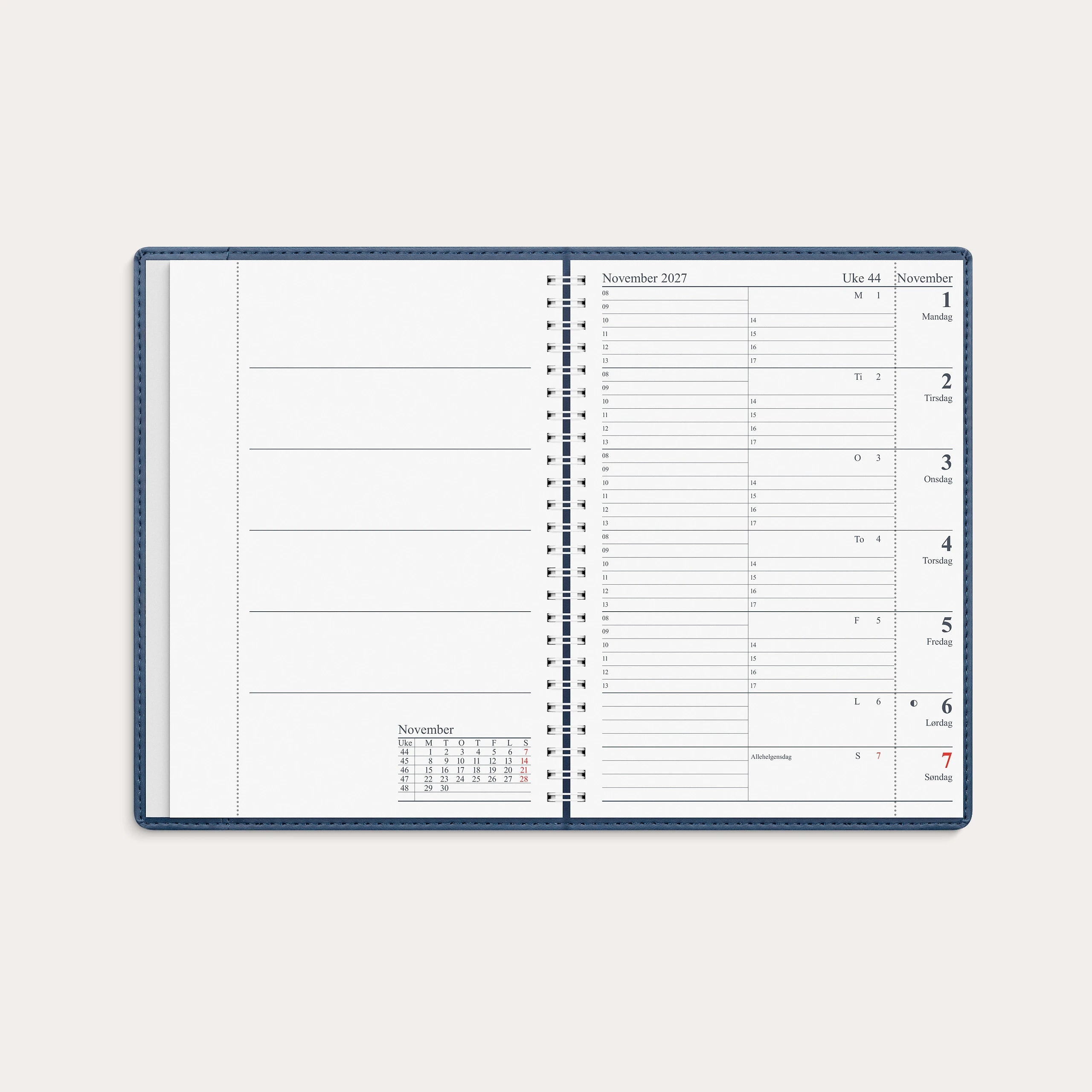 Kalender Scorpio 2027 med omslag