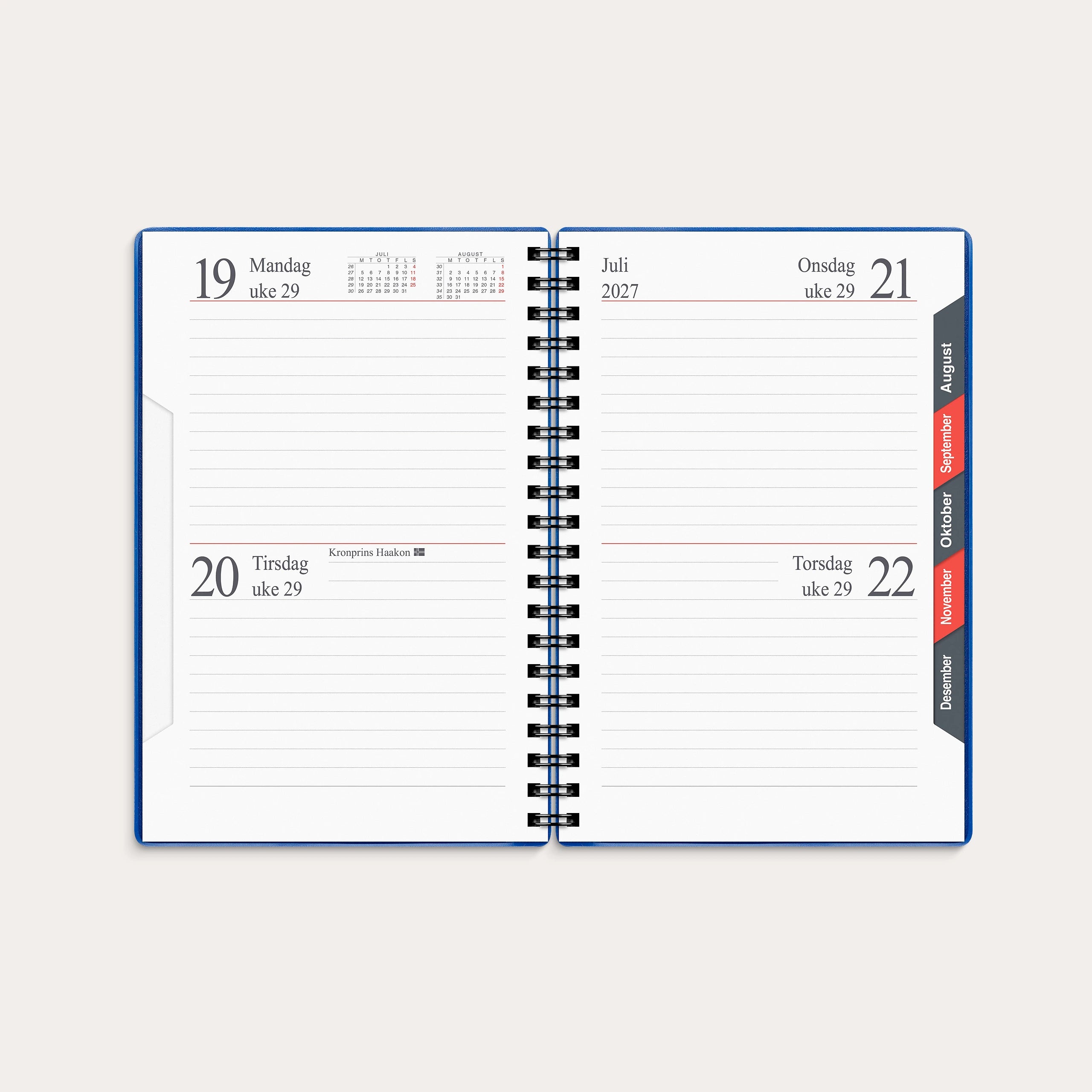 Kalender Tempra 2027