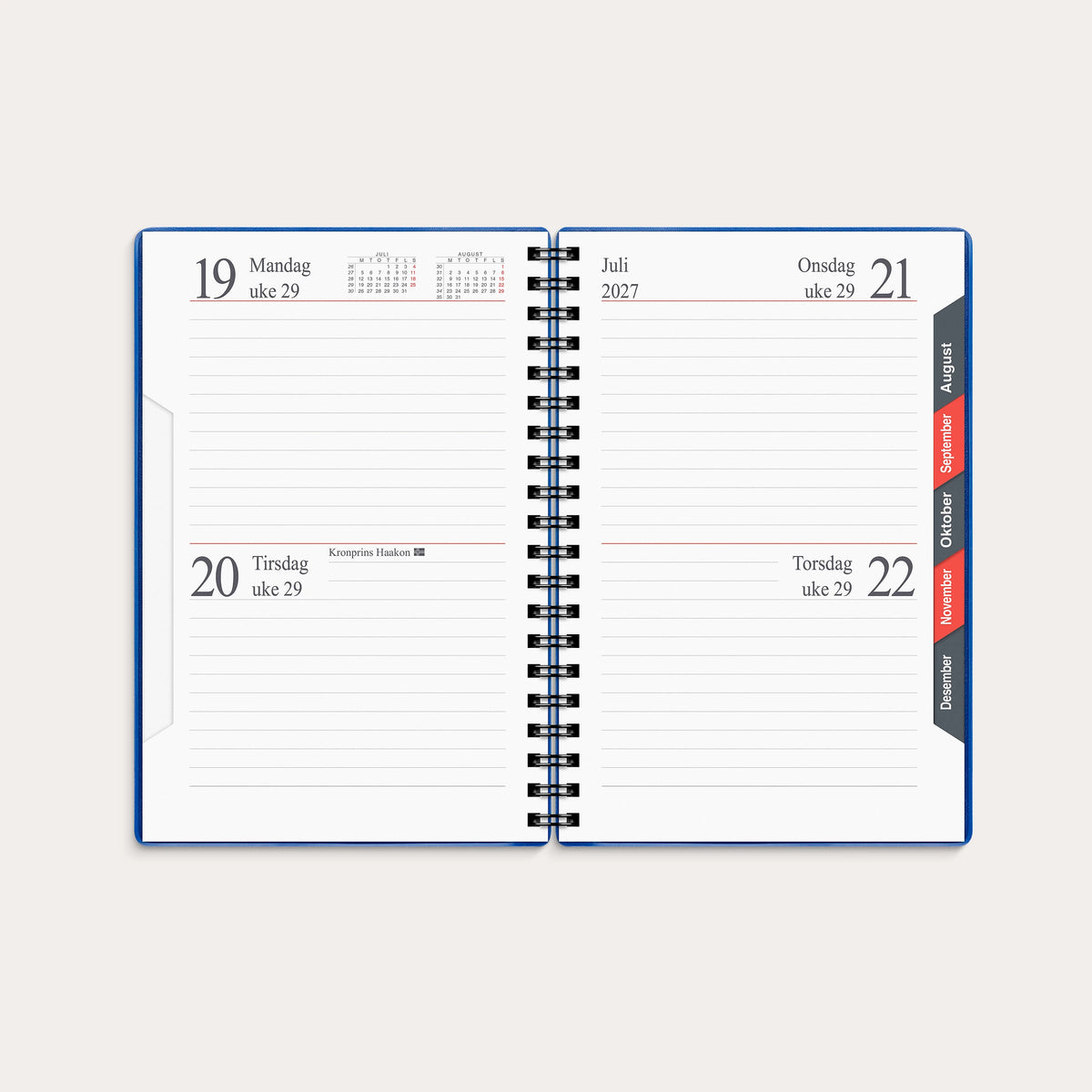 Kalender Tempra 2027