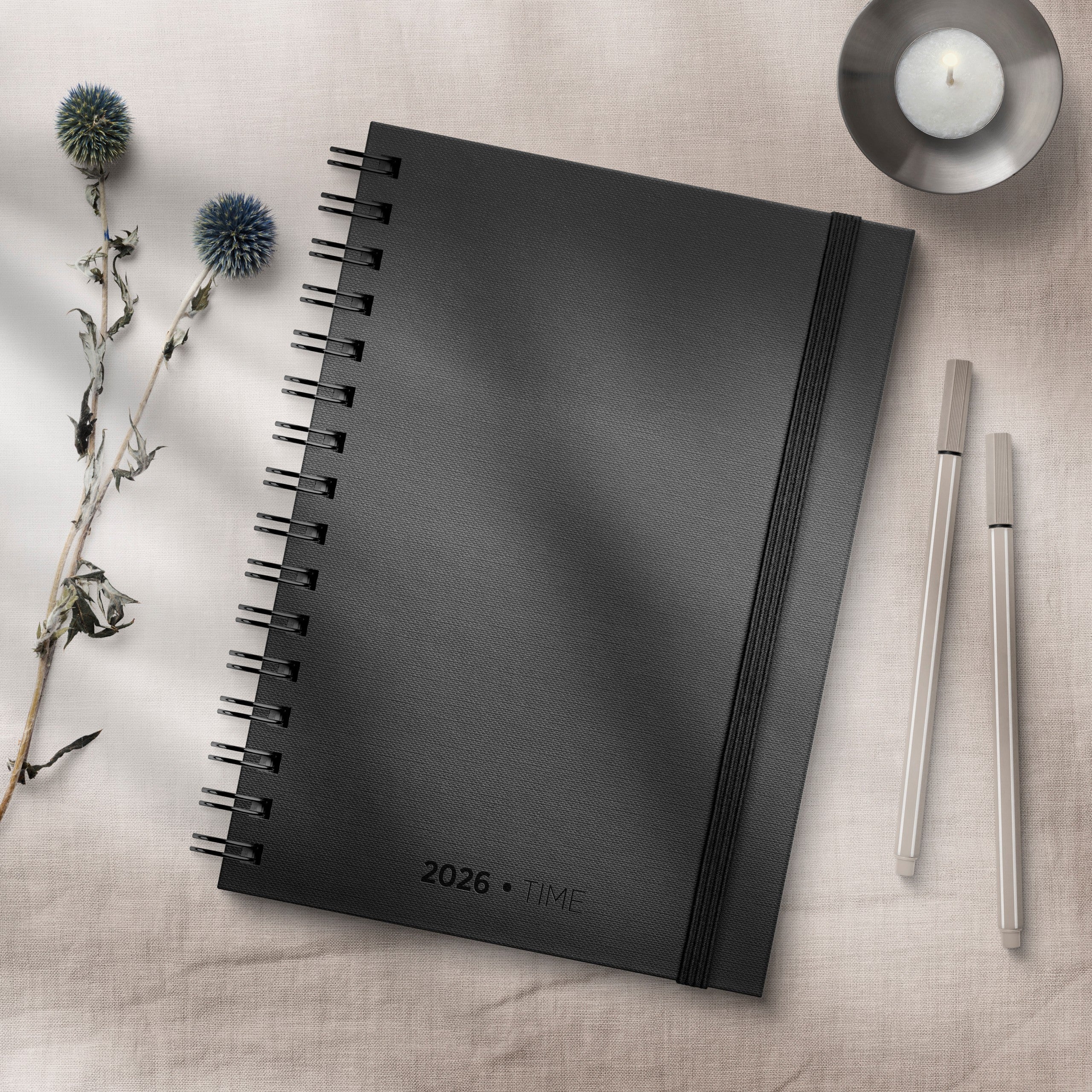 Dagbok 2026 Time A5 spiral sort