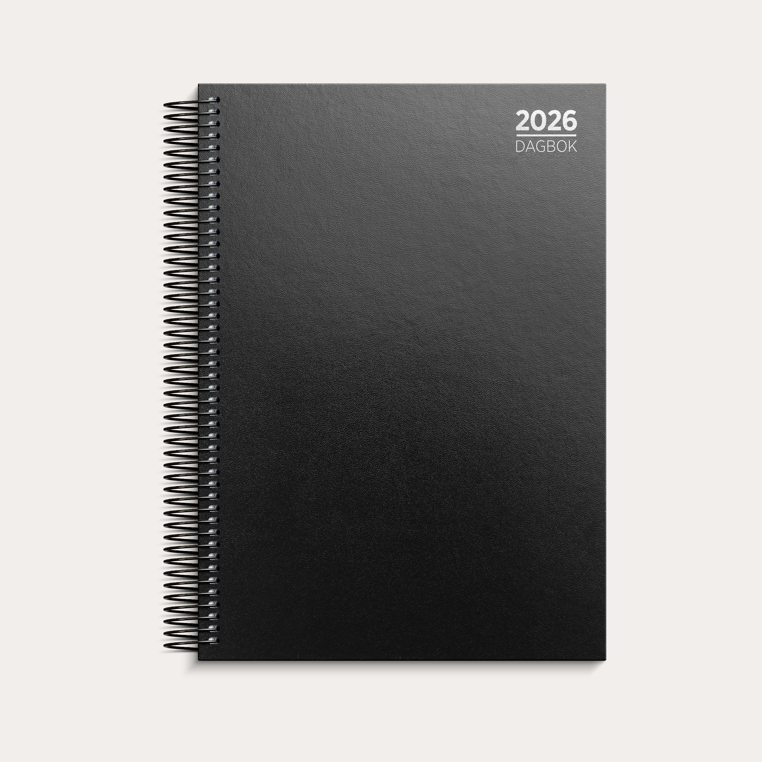 Dagbok 2026 A4 spiral