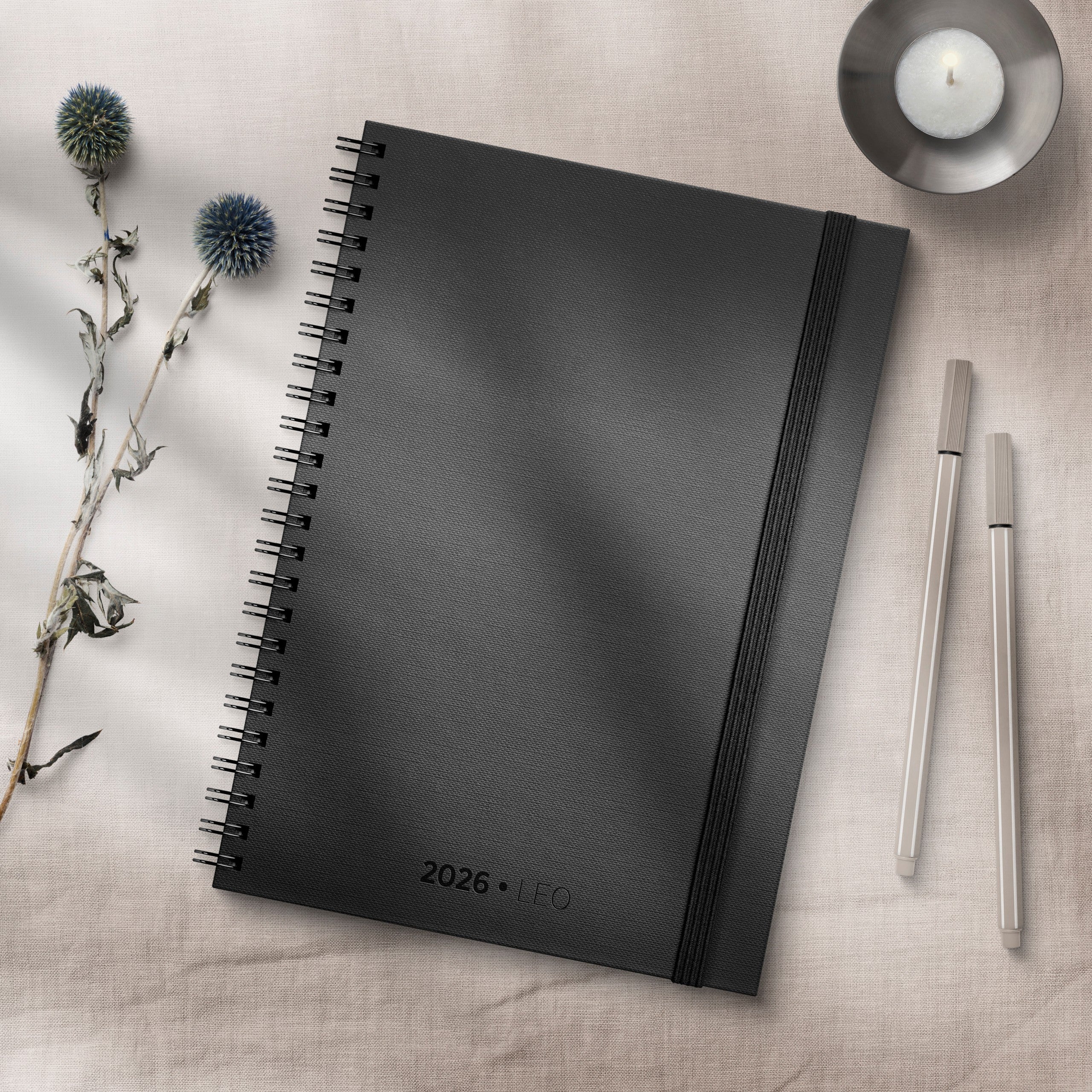 Kalender Leo 2026 spiral sort