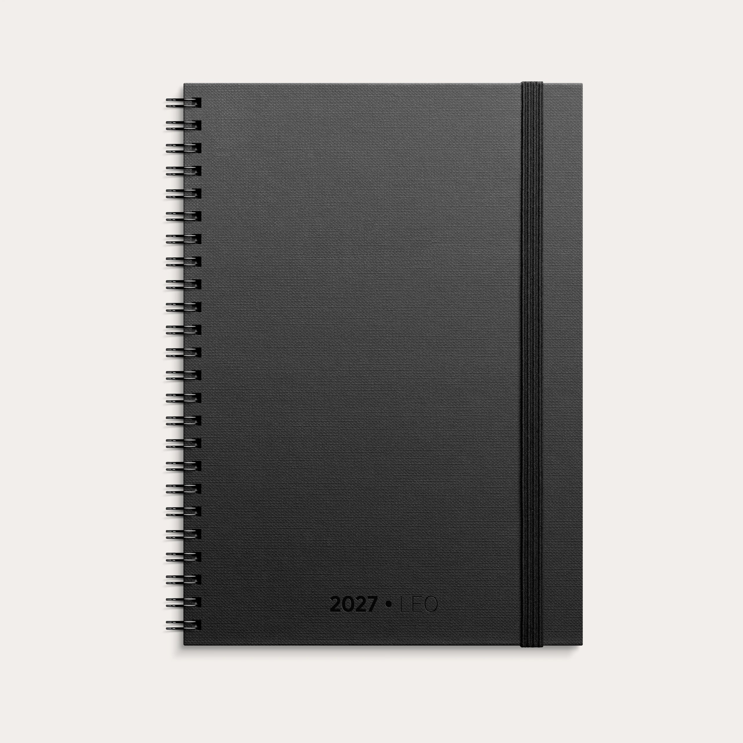 Kalender Leo 2027 spiral sort