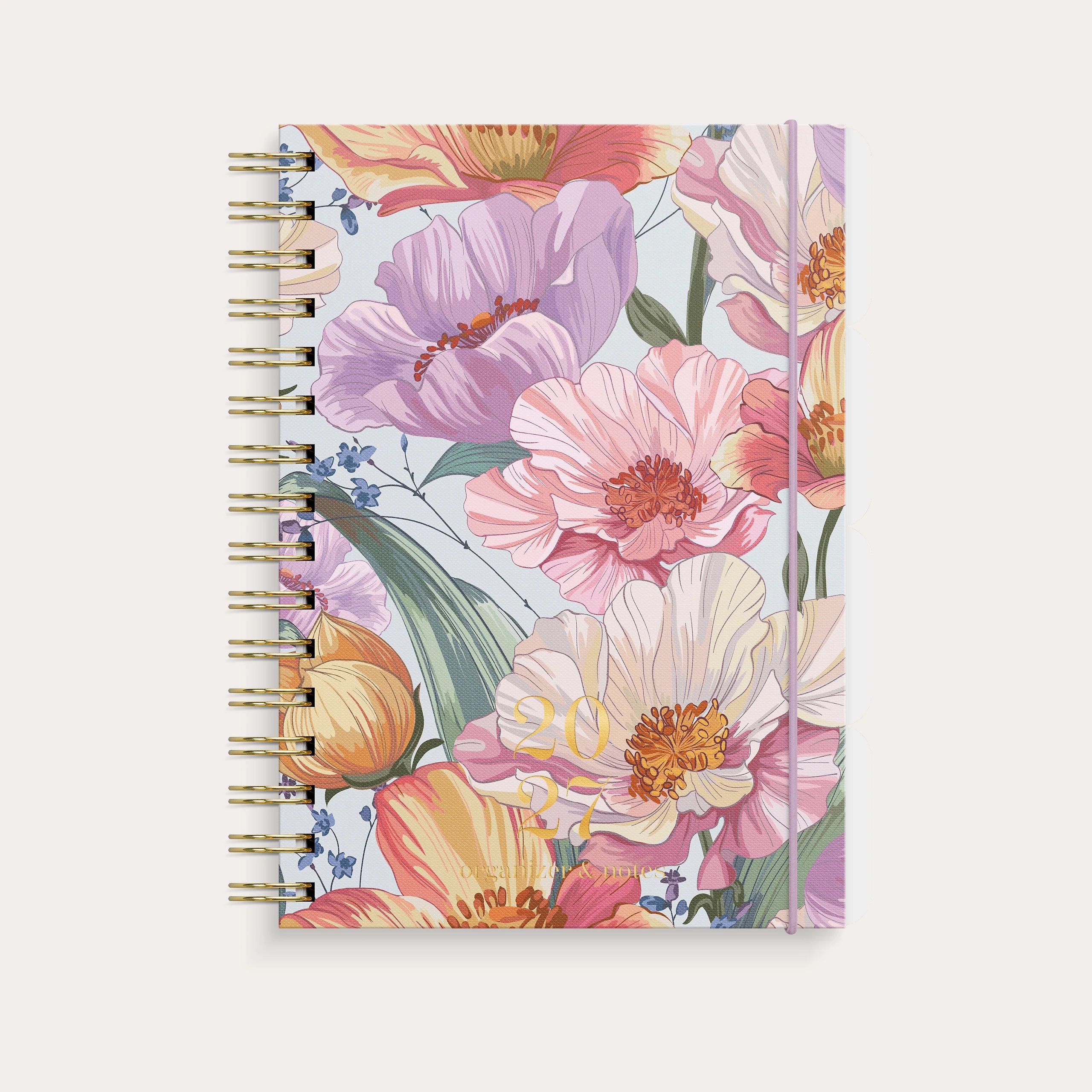 Leo Organizer & Notes Flower 2027