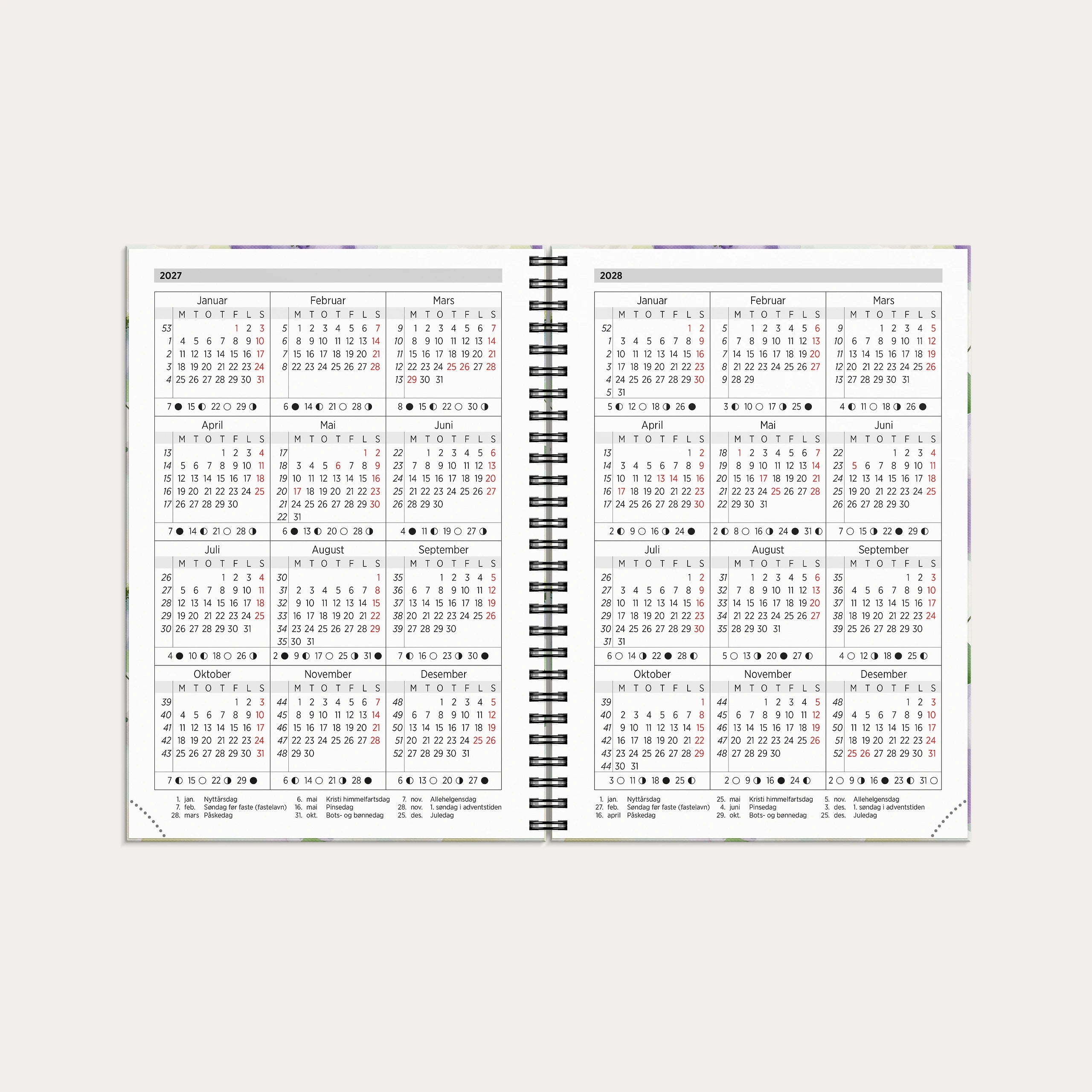 Kalender 2027 Leo Fiol