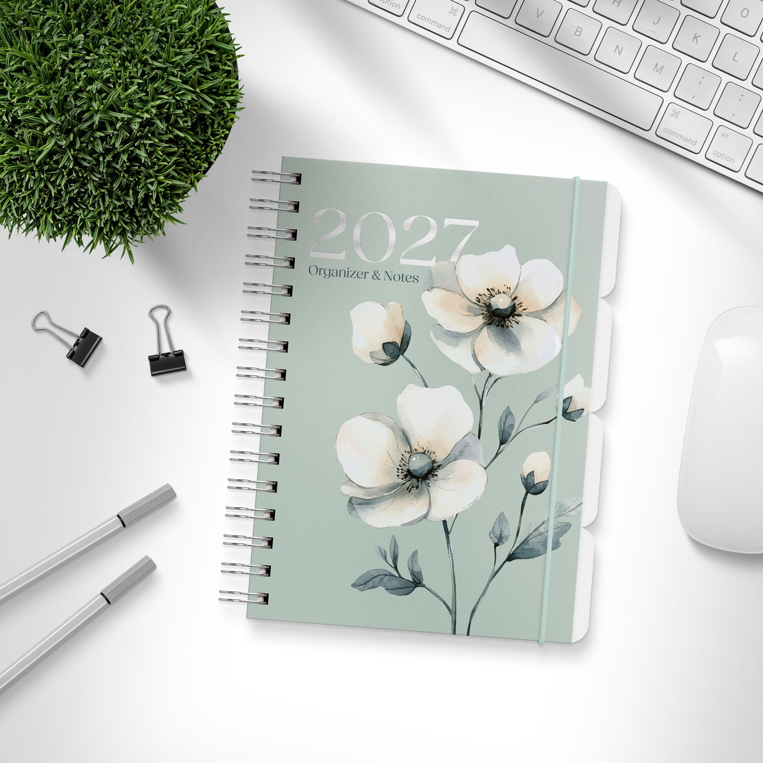 Leo Organizer & Notes Anemone 2027