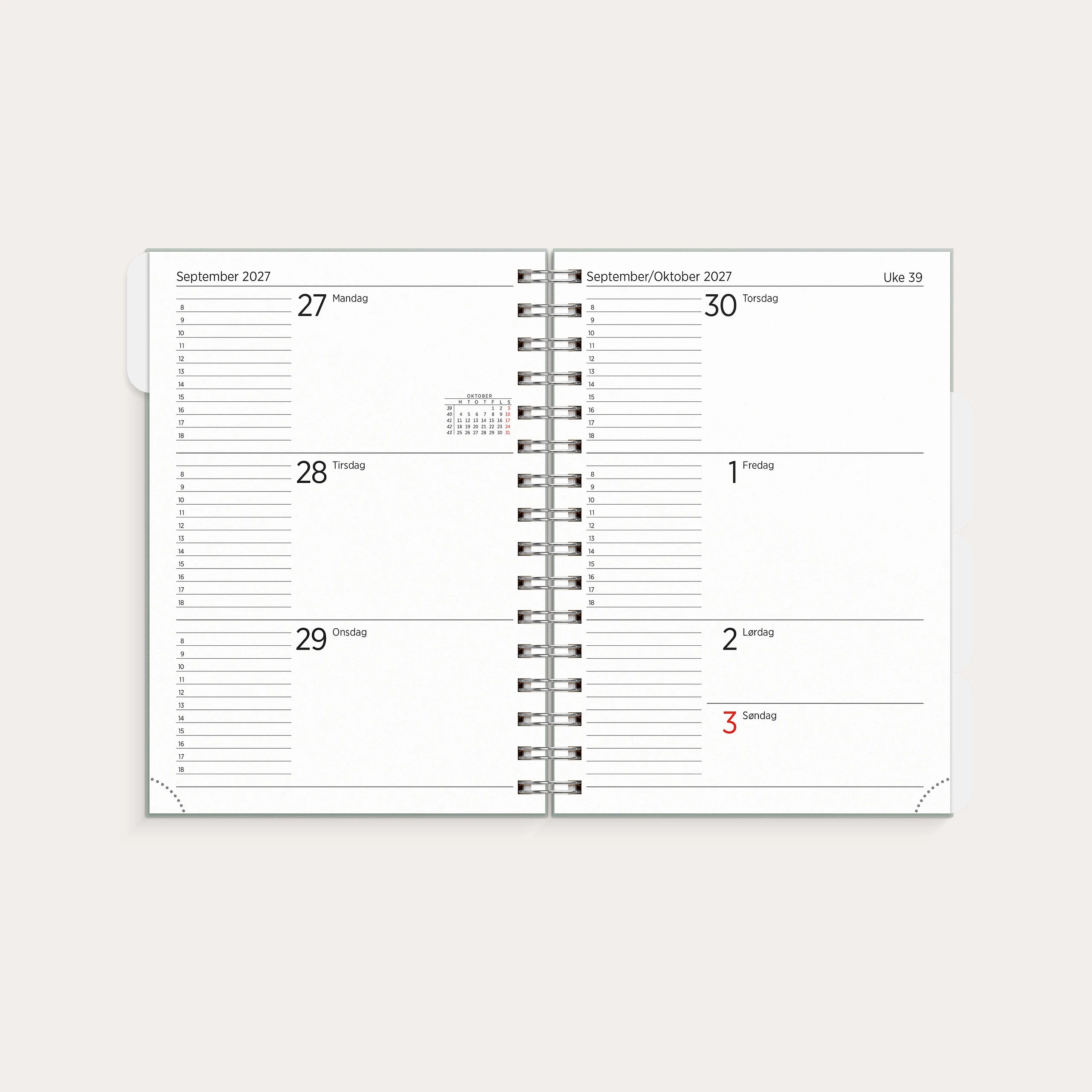 Leo Organizer & Notes Anemone 2027