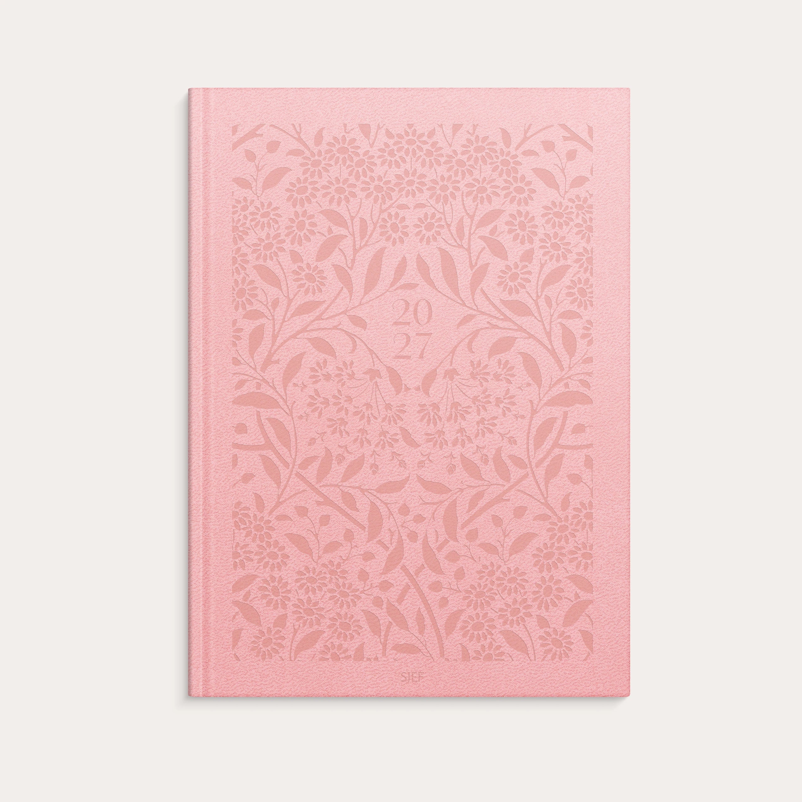 Kalender 2027 Sjef A5 rosa