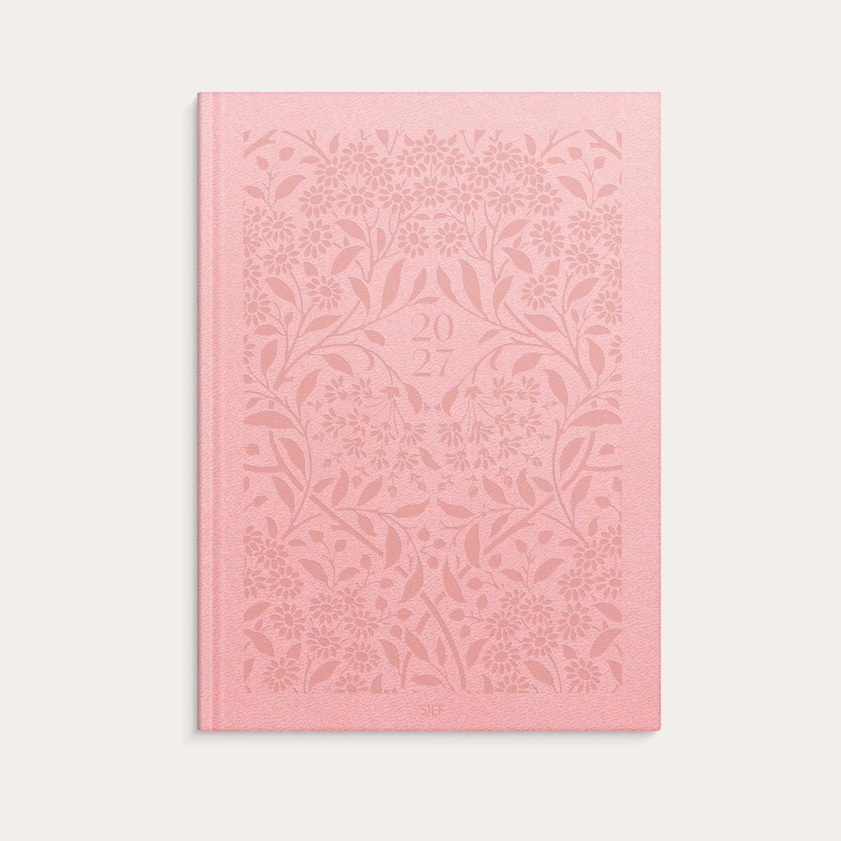 Kalender 2027 Sjef A5 rosa