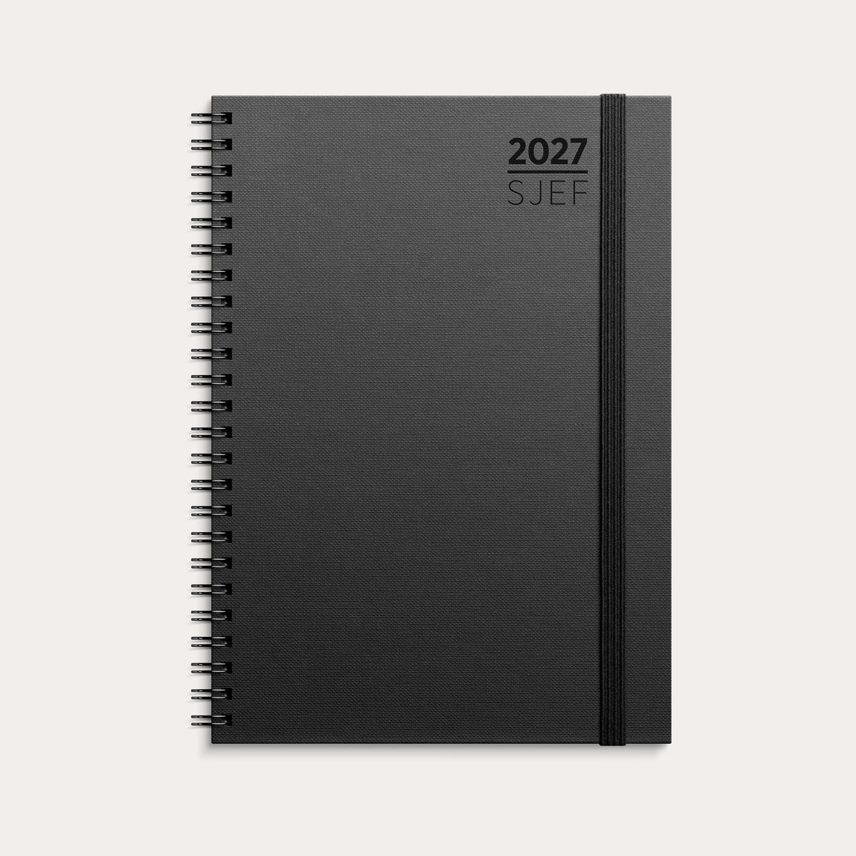 Kalender 2027 Sjef A5 spiral sort