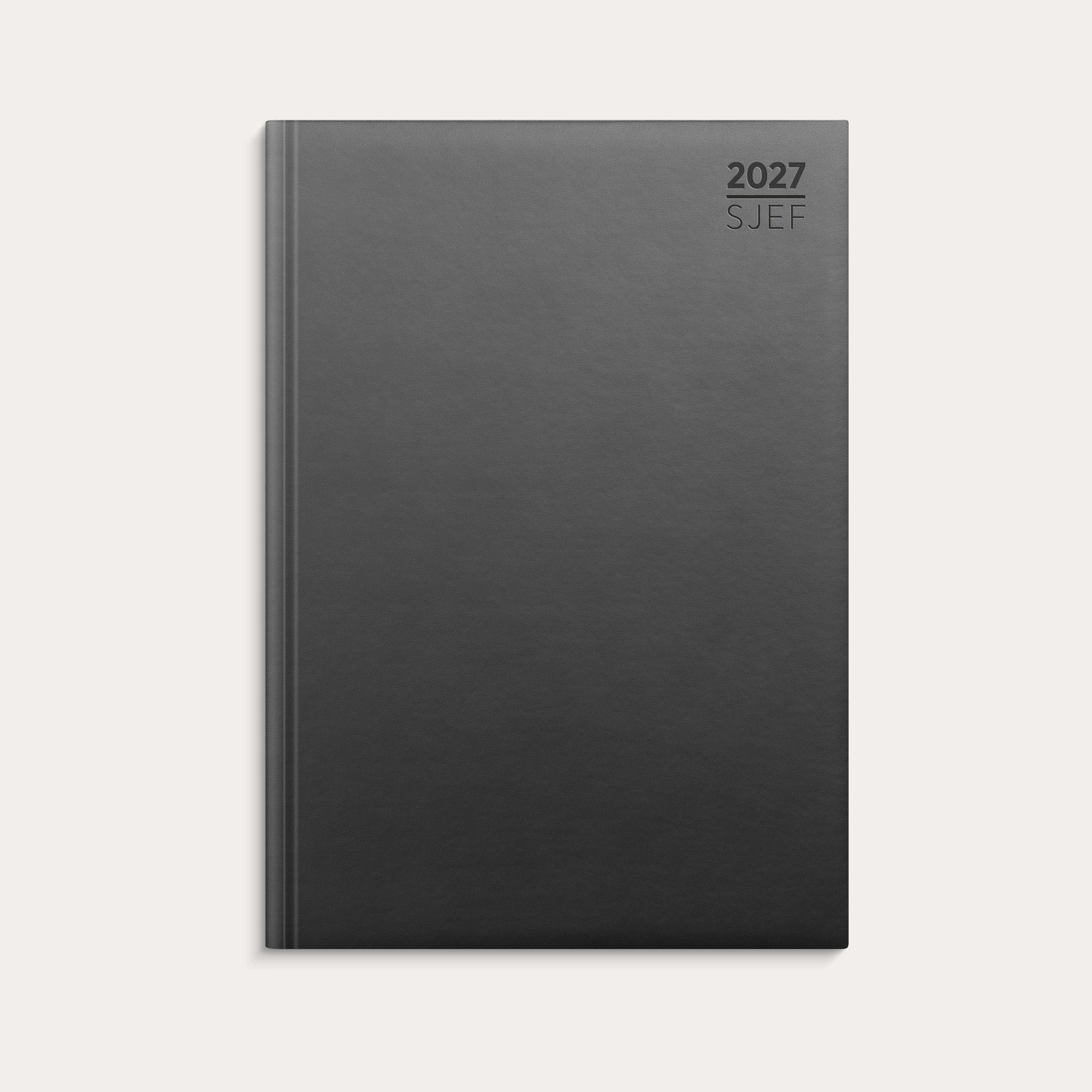 Kalender 2027 Sjef A4 grå