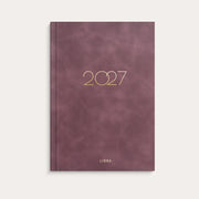 Dagbok 2027 Libra Colore Burgunder