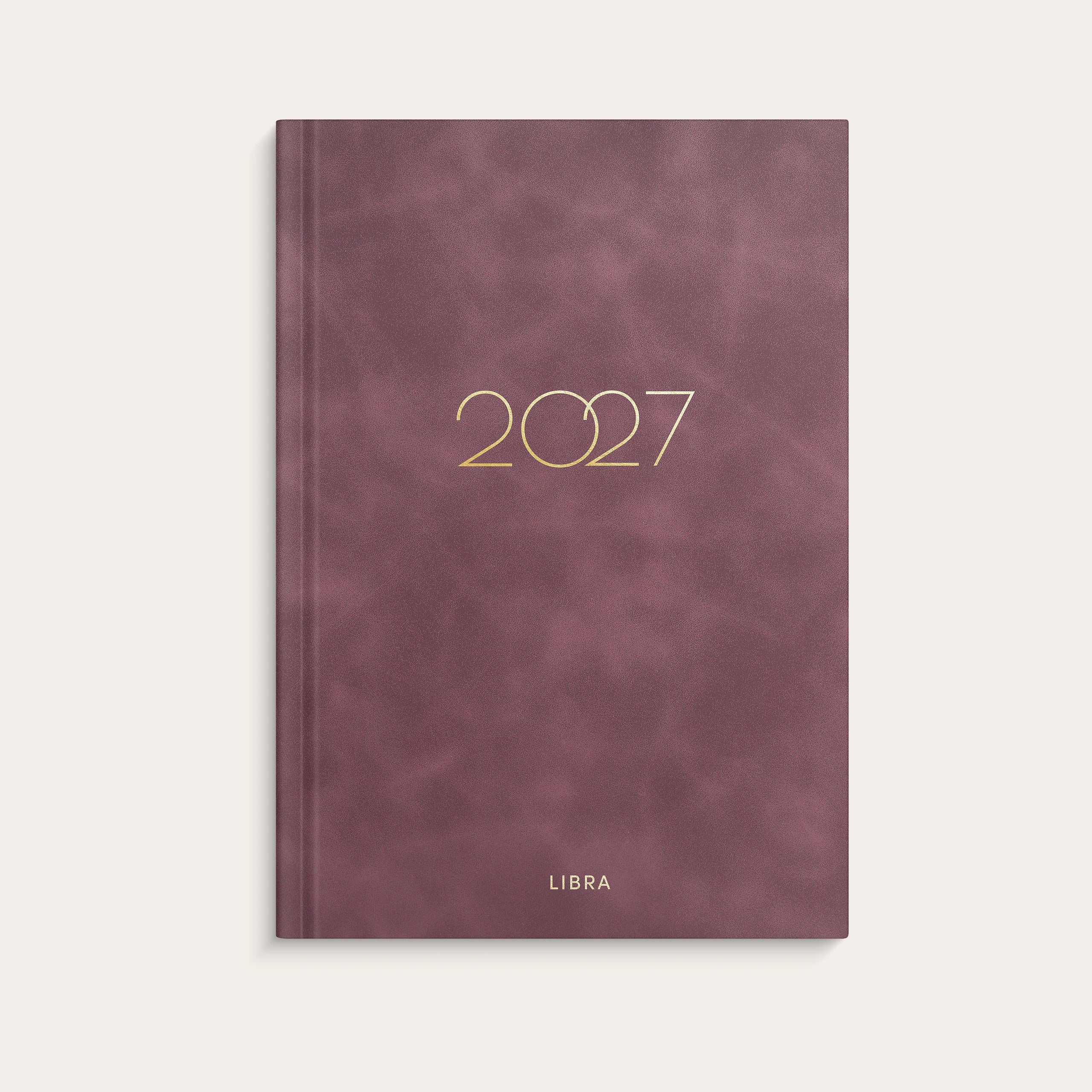 Dagbok 2027 Libra Colore Burgunder