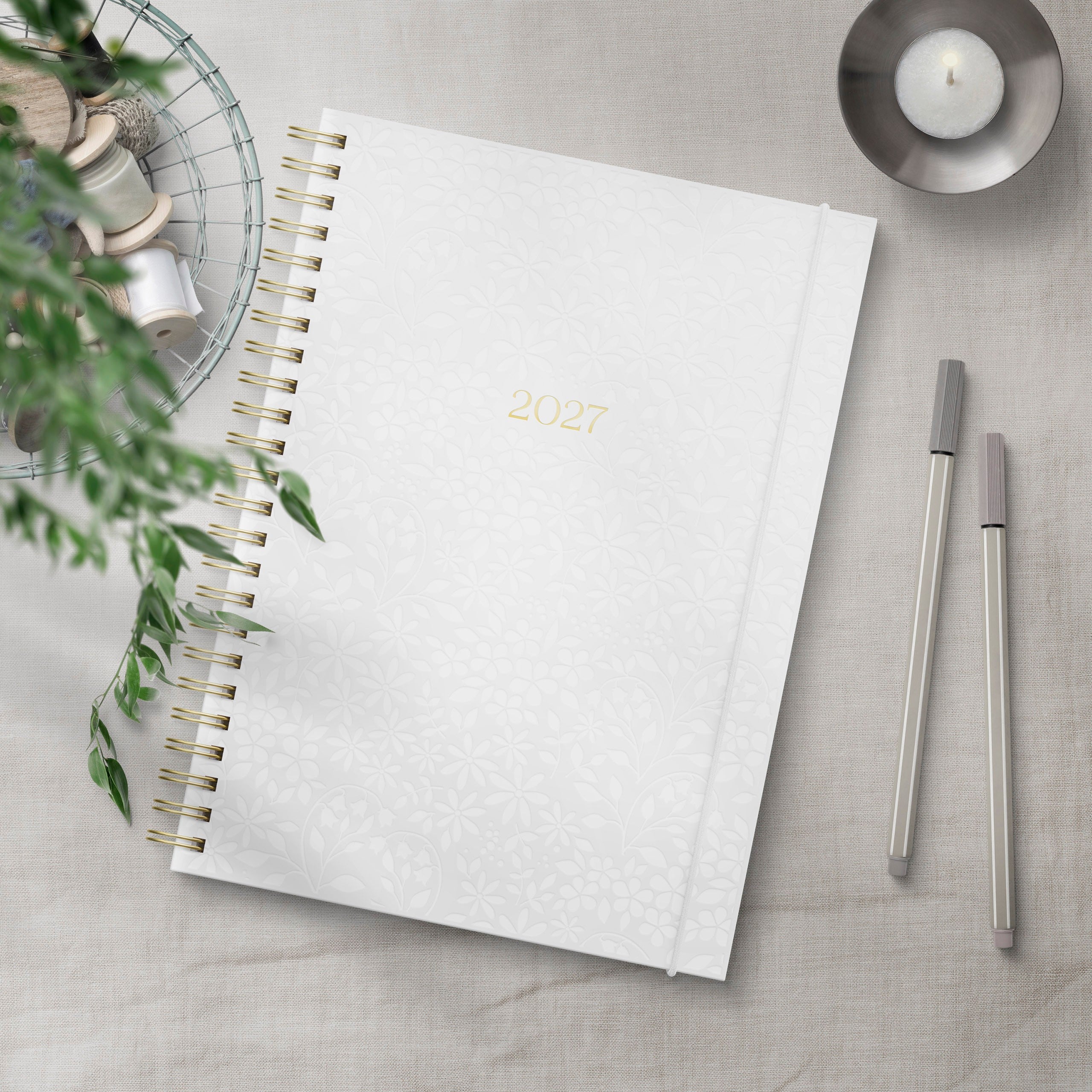 Kalender 2027 Multi A5 Hvit