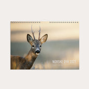 Veggkalender 2027 Norske Dyr