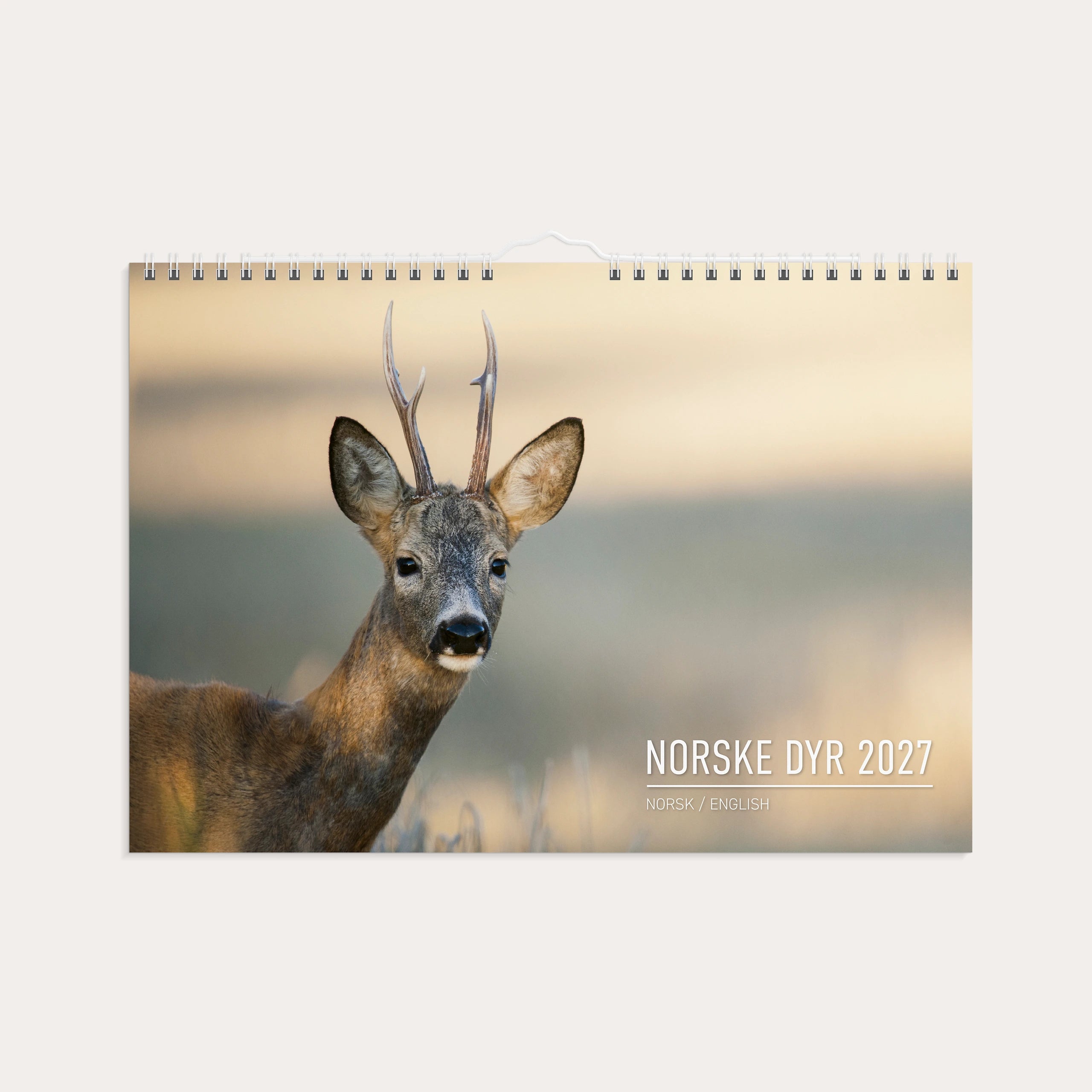 Veggkalender 2027 Norske Dyr