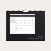 Månedskalender 2027 Elegant