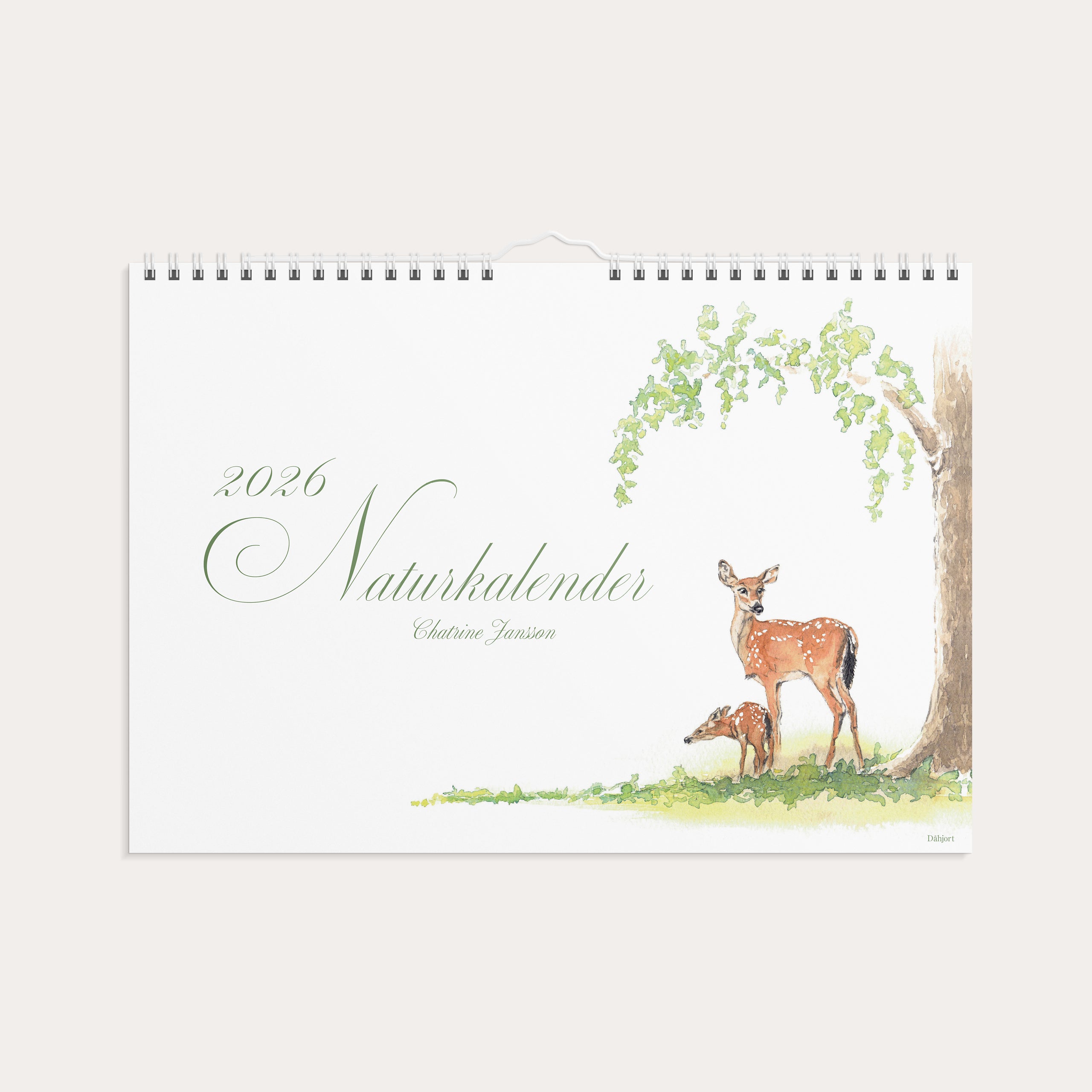 Veggkalender 2026 Natur