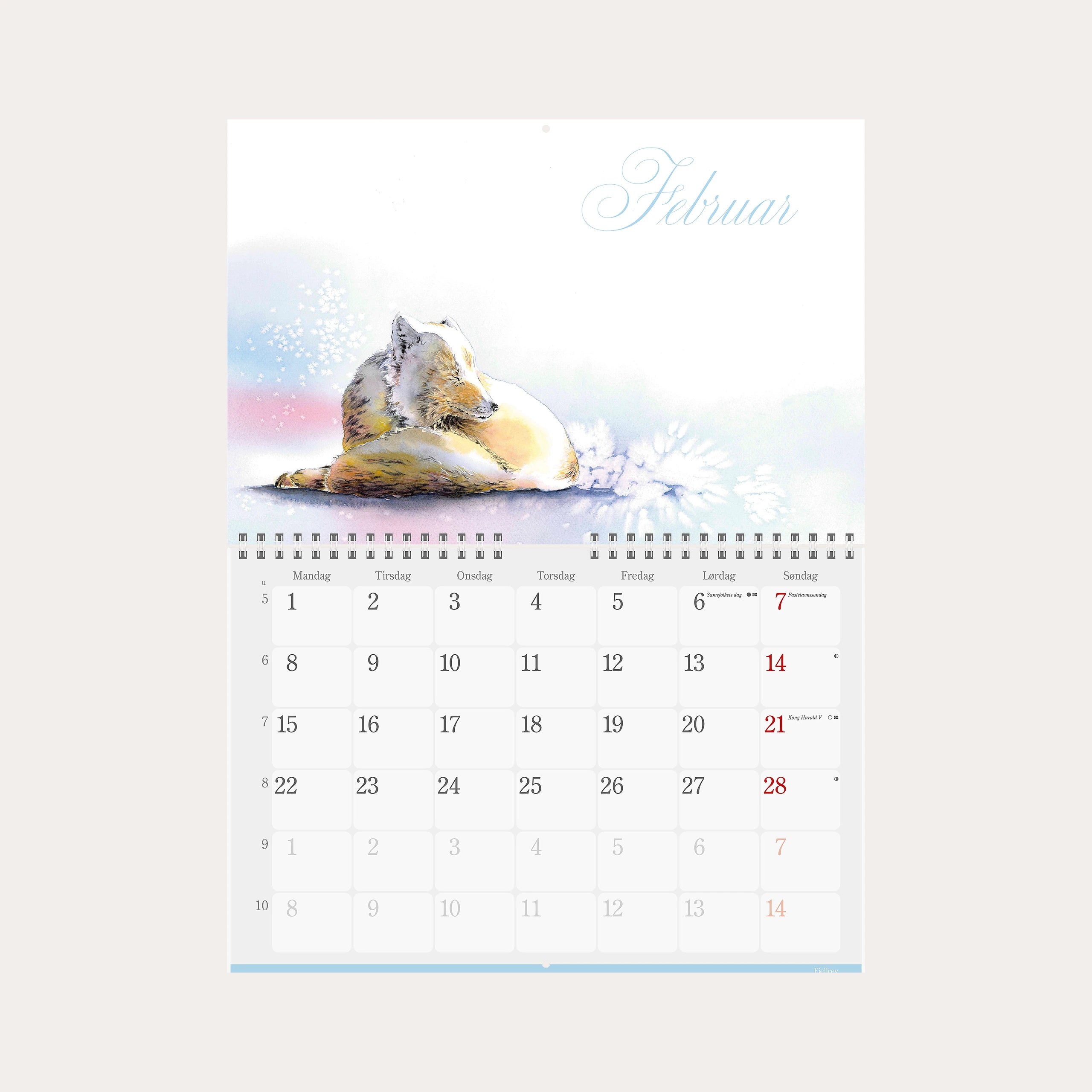 Veggkalender 2027 Natur
