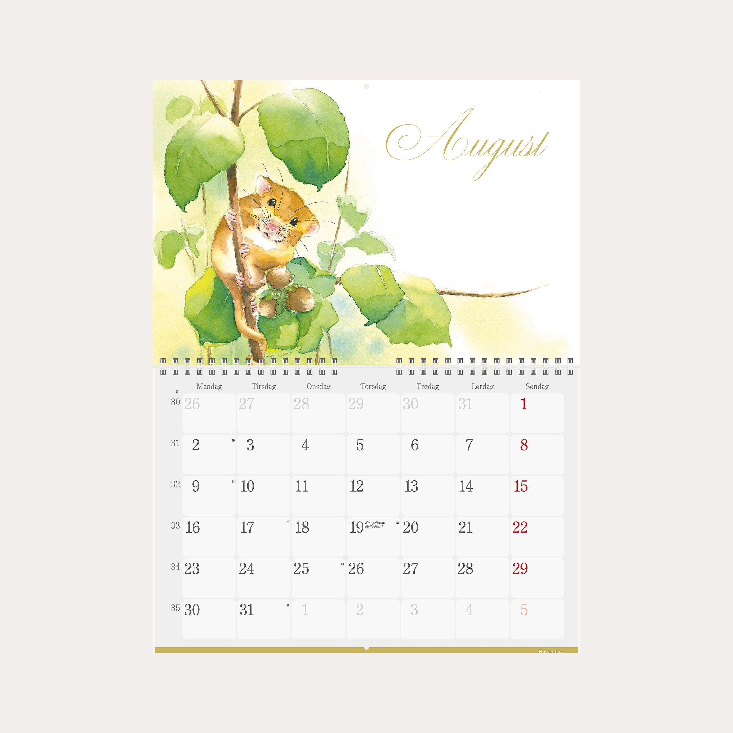 Veggkalender 2027 Natur