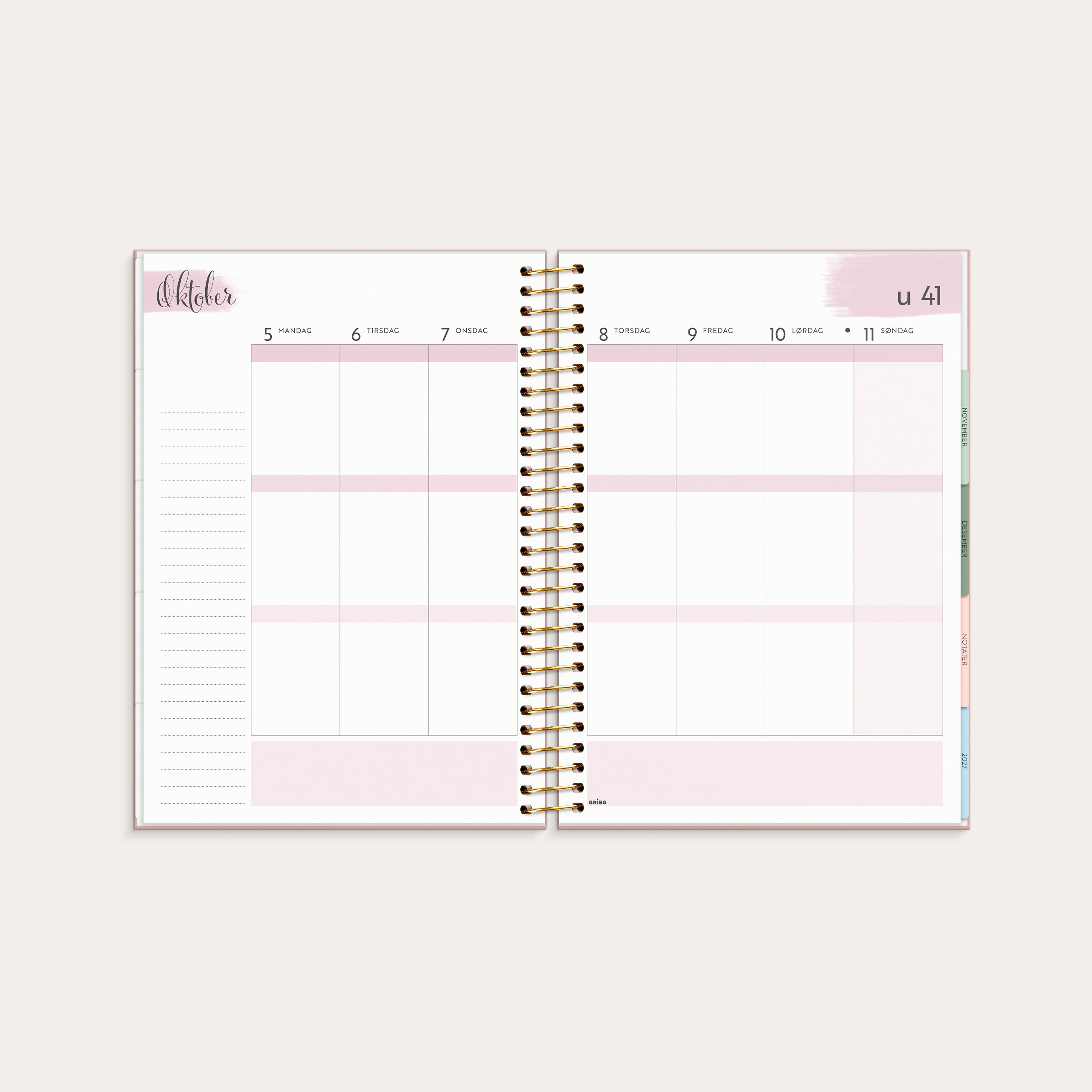 Life Organizer C5 blomster 2026