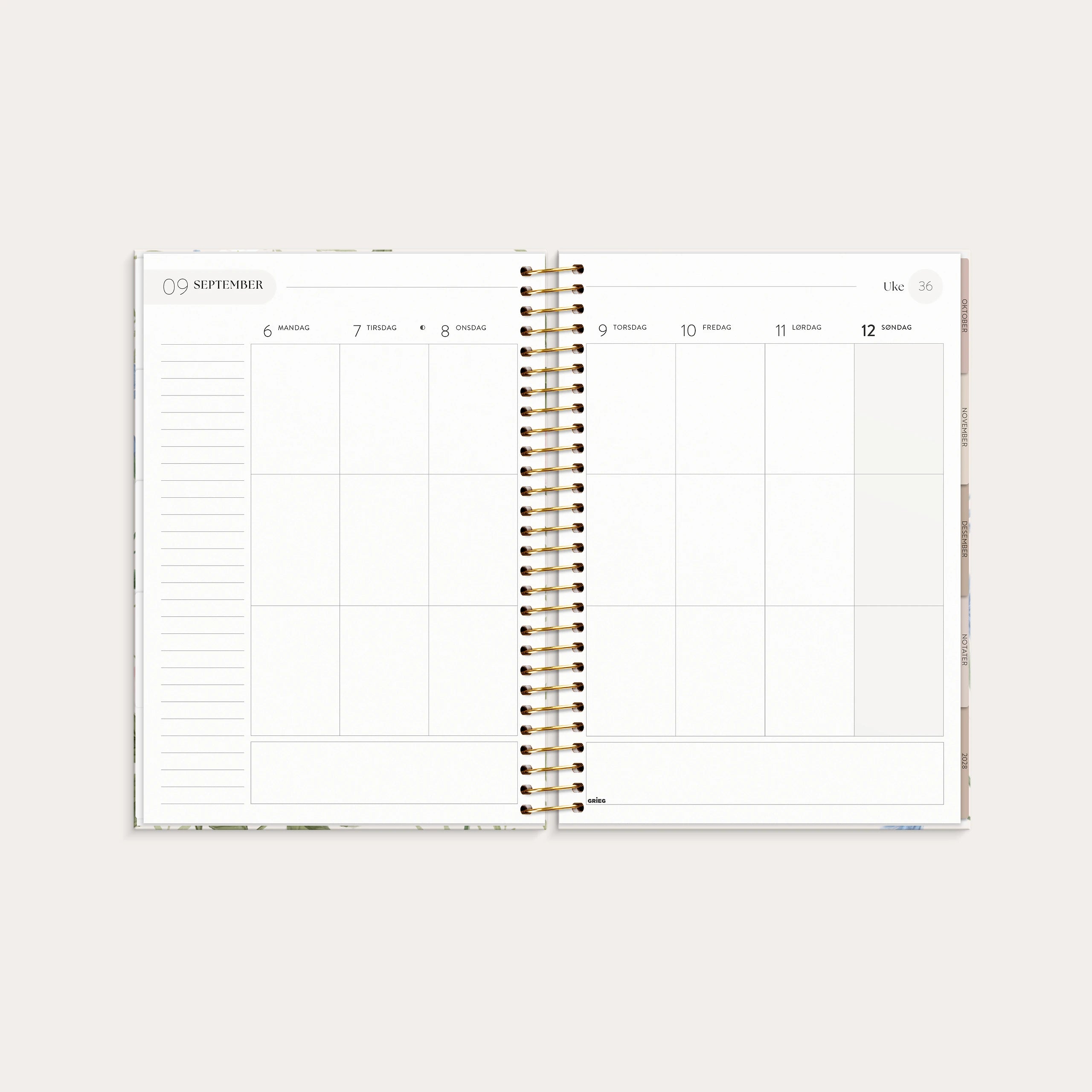 Life Organizer C5 blomster 2027